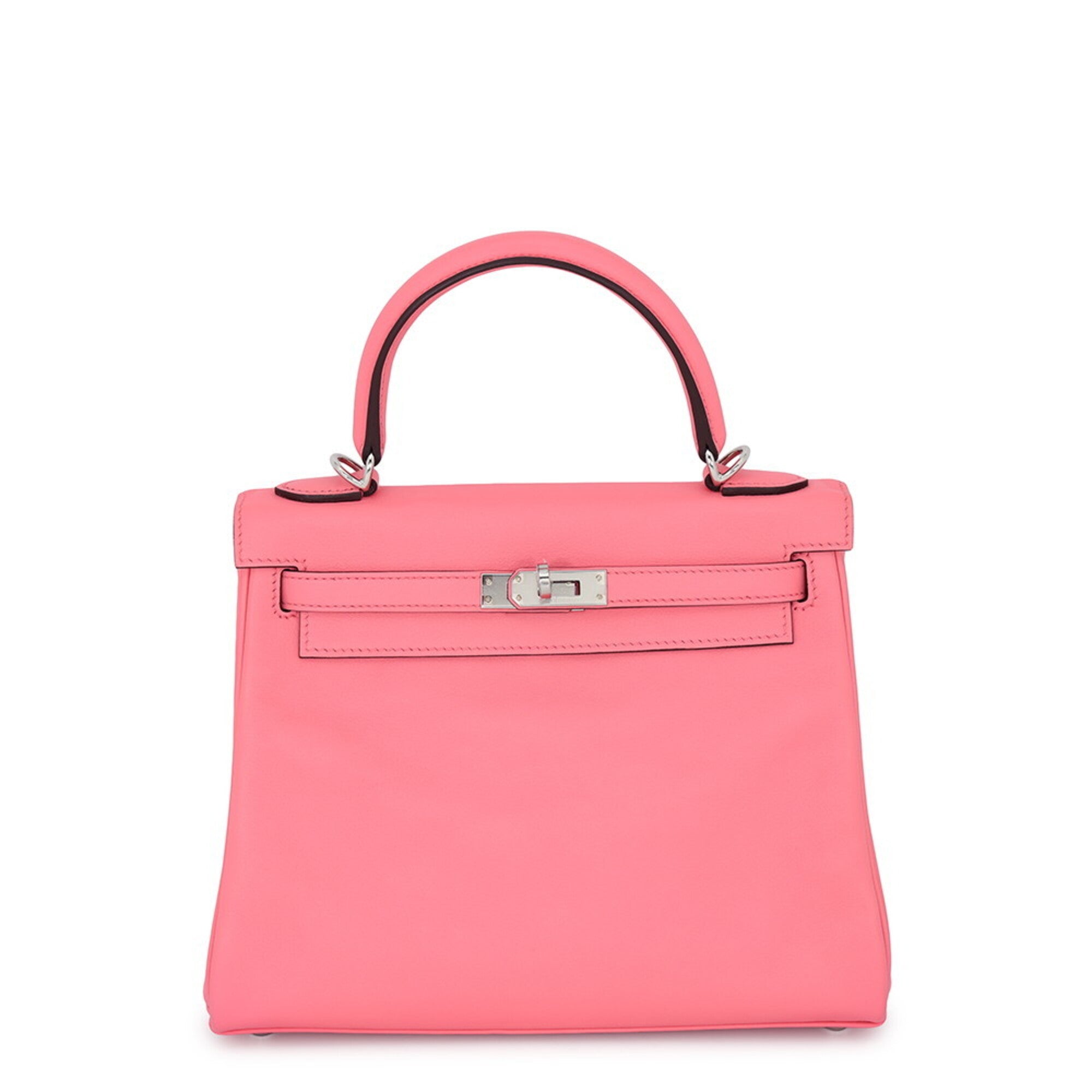 Hermes Kelly Rose Azalee Swift Leather Handbag (Pre-Owned)