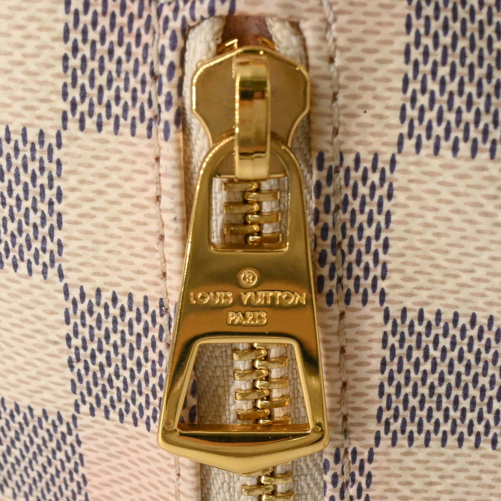 Louis Vuitton Damier Azur White Damier Azur Backpack (Pre-Owned)