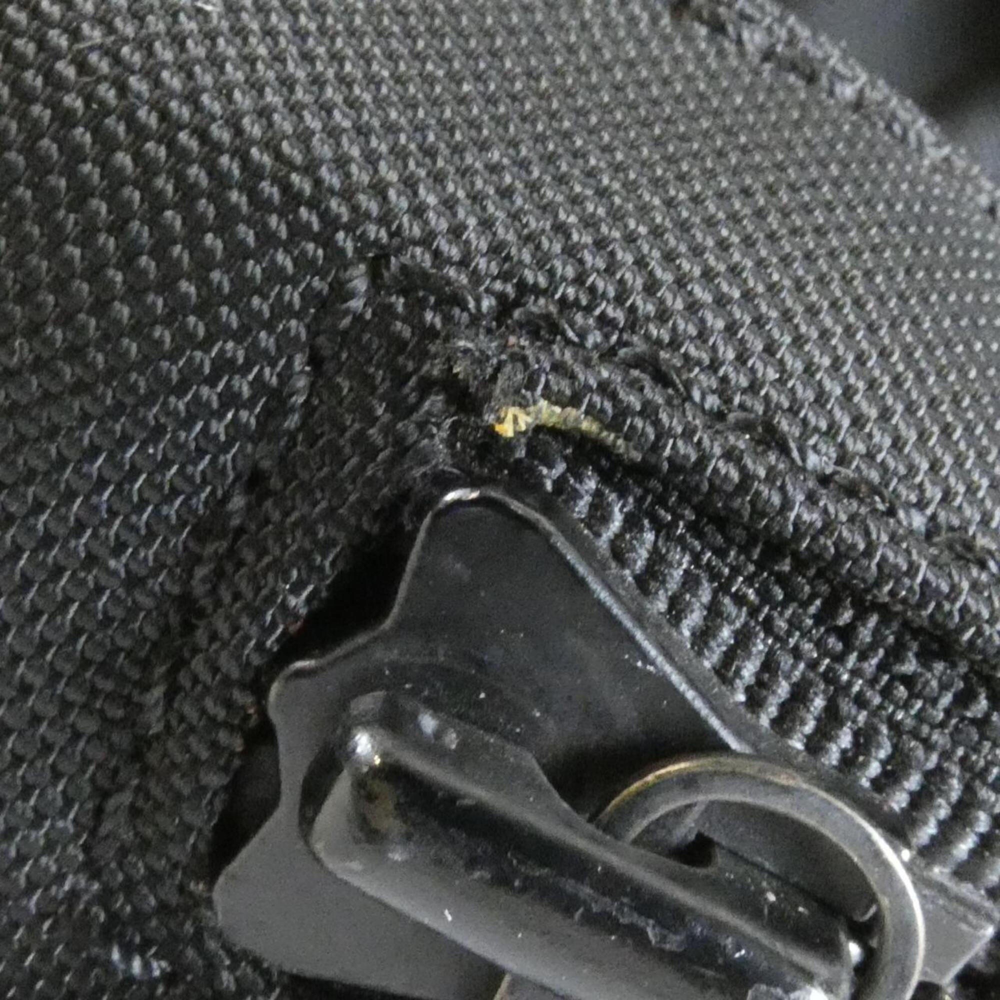 Chanel Black Canvas Shoulder Bag (Pre-Owned)