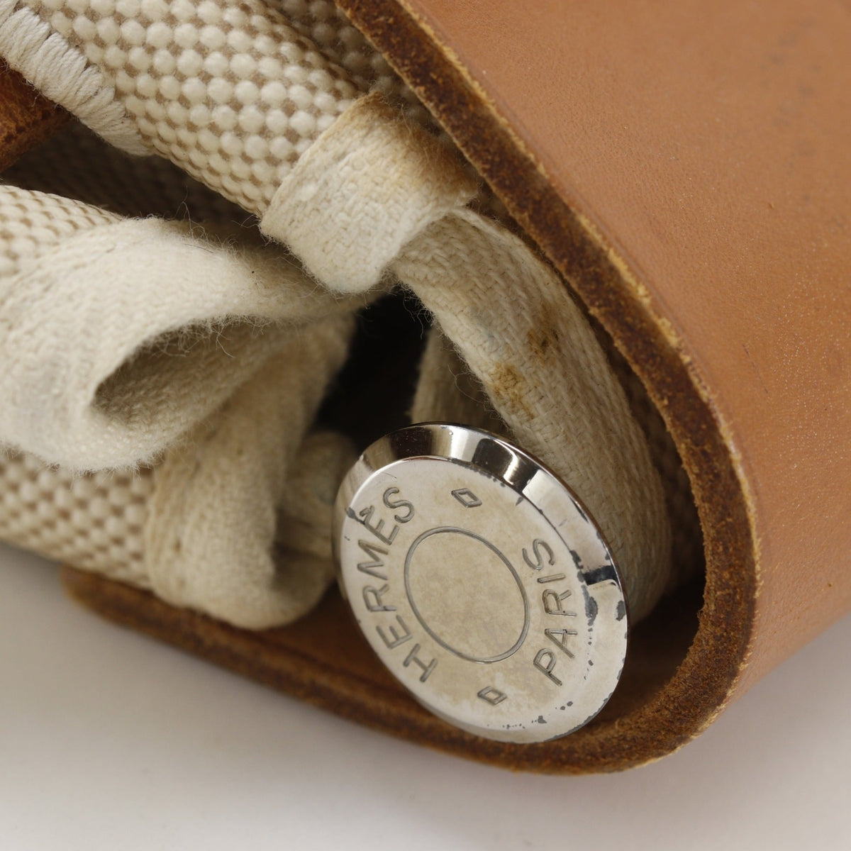 Hermes Beige Toile H Backpack (Pre-Owned)