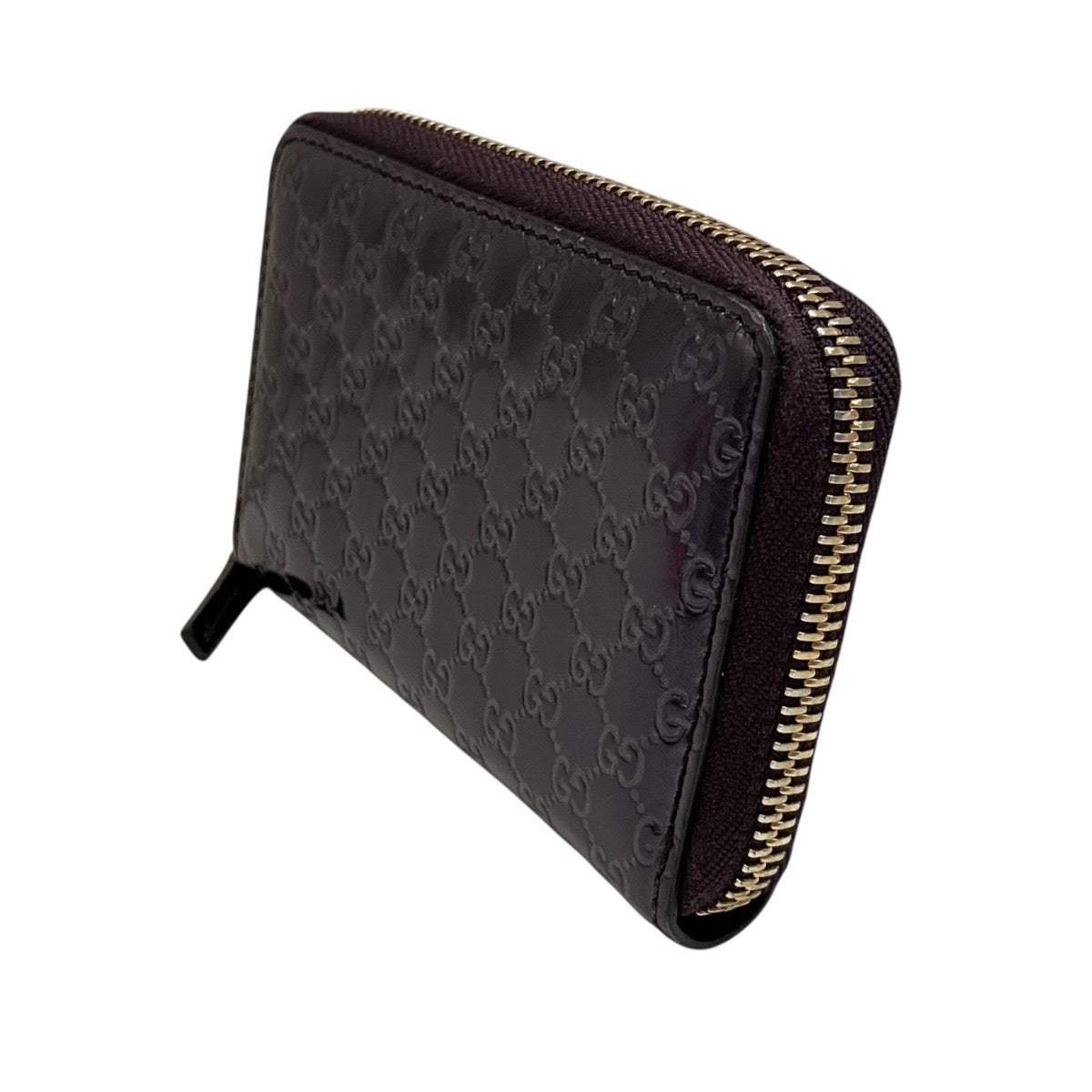 Gucci Microguccissima Purple Leather Coin Purse/Coin Case (Pre-Owned)