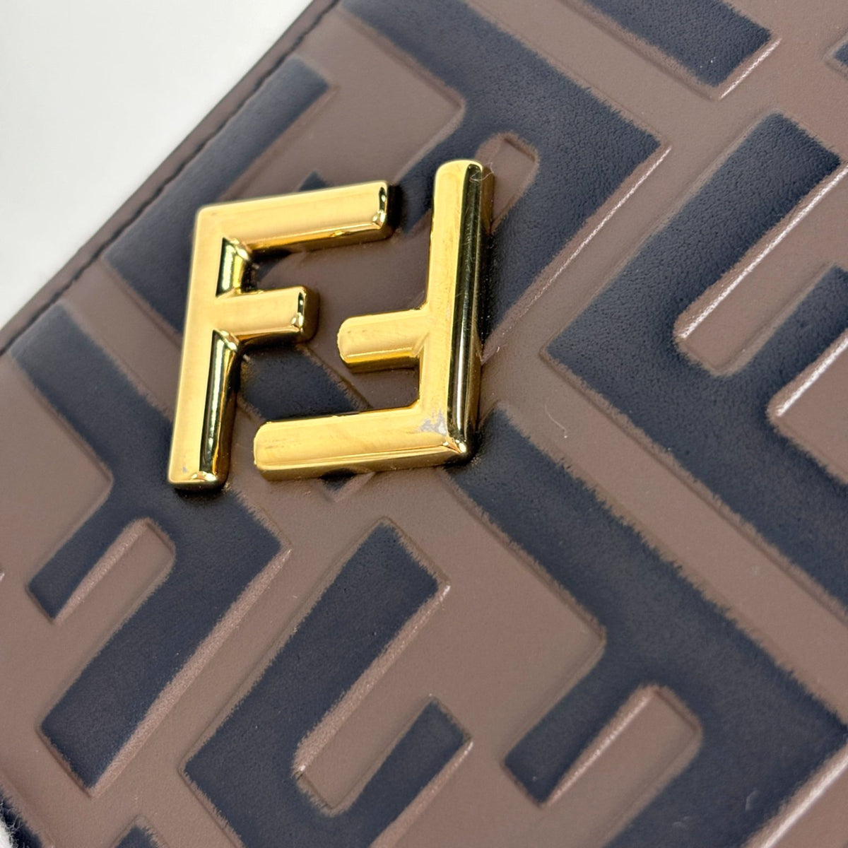Fendi Brown Coated Canvas Leather Wallet (Bi-Fold) (Pre-Owned)
