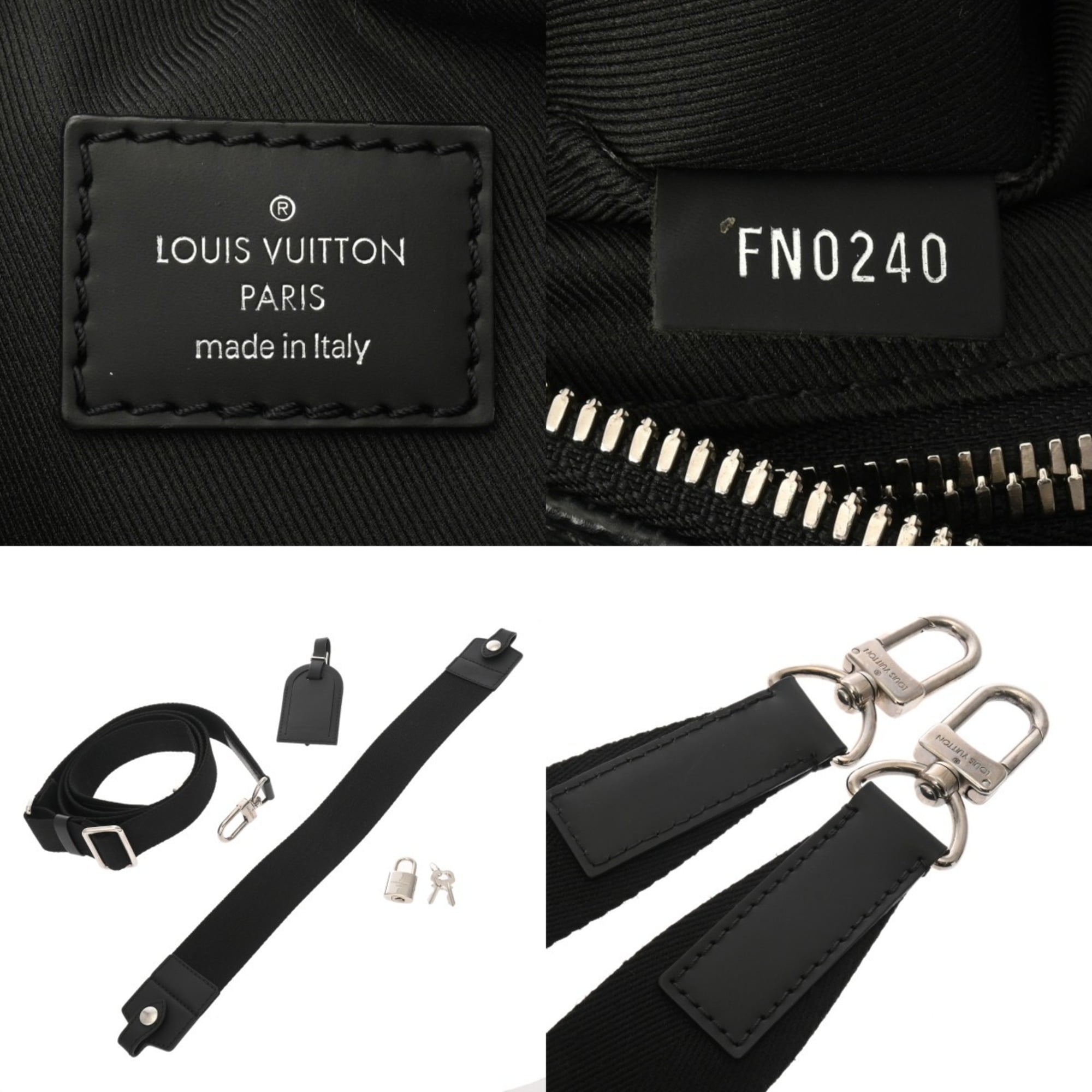 Louis Vuitton Black Damier Canvas Briefcase (Pre-Owned)