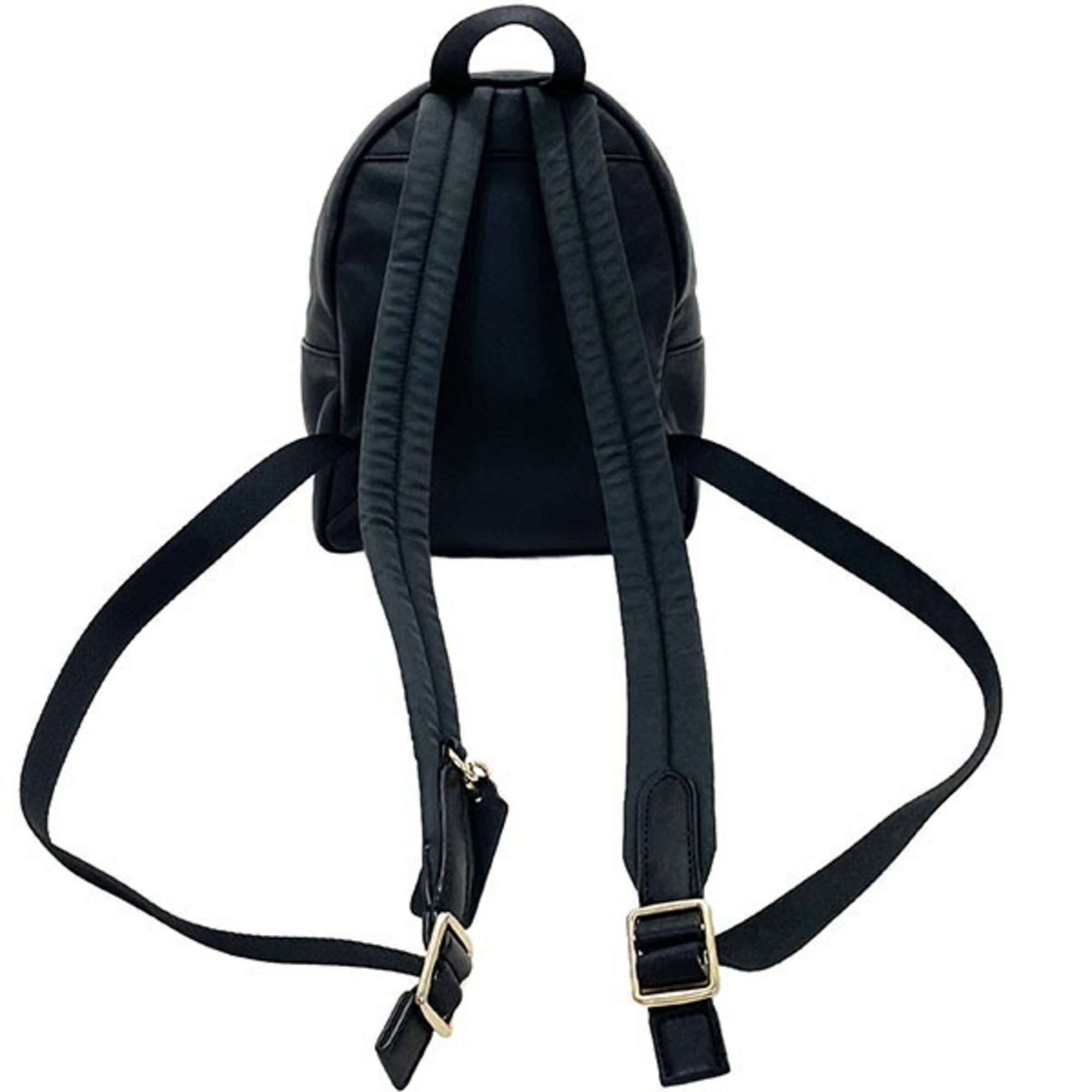 Coach Black Dark Brown Pvc Leather Backpack (Pre-Owned)