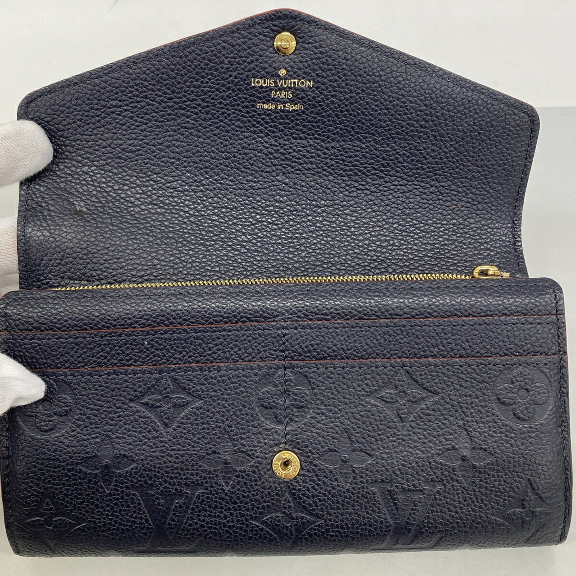 Louis Vuitton Marine Rouge Long Wallet (Bi-Fold) (Pre-Owned)