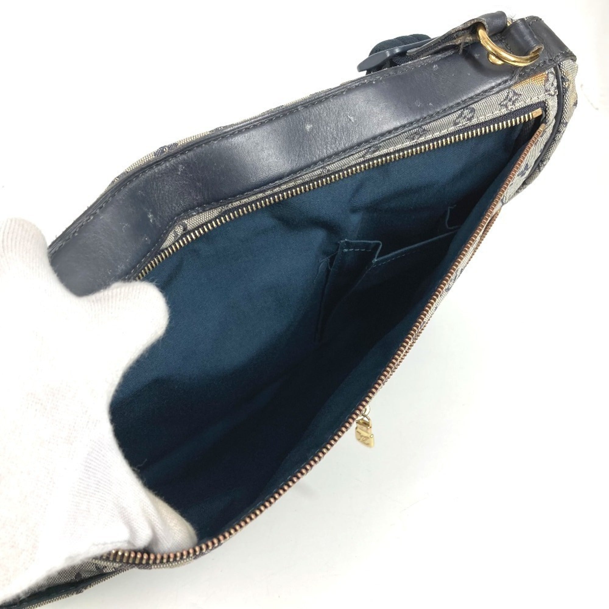 Louis Vuitton Navy Monogram Mini Messenger Bag Shoulder Bag (Pre-Owned)