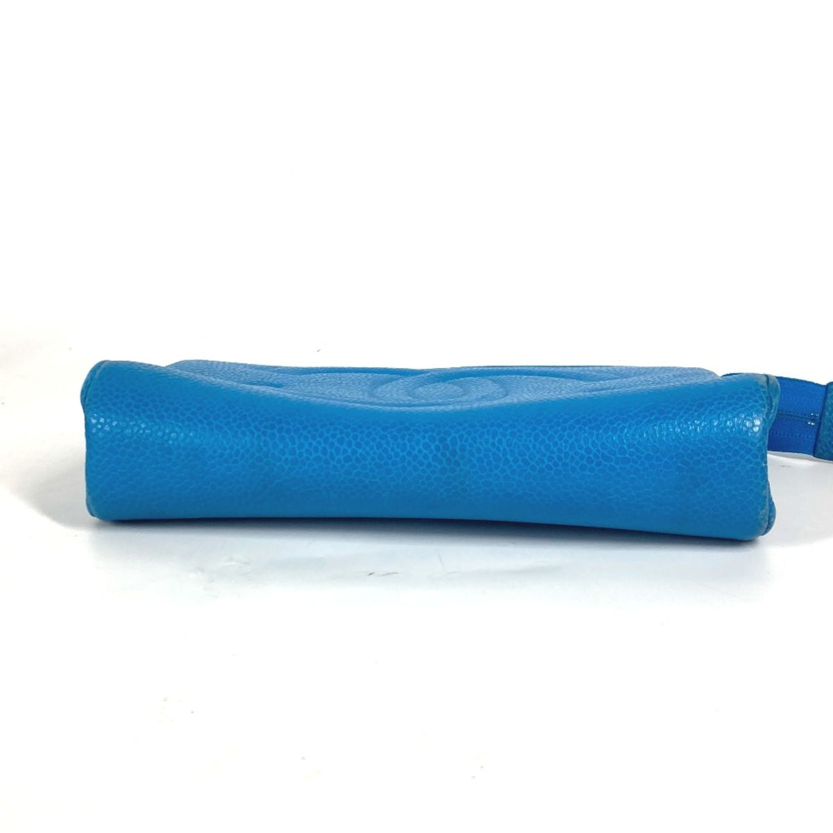 Chanel Blue Caviar Leather Pouch (Pre-Owned)