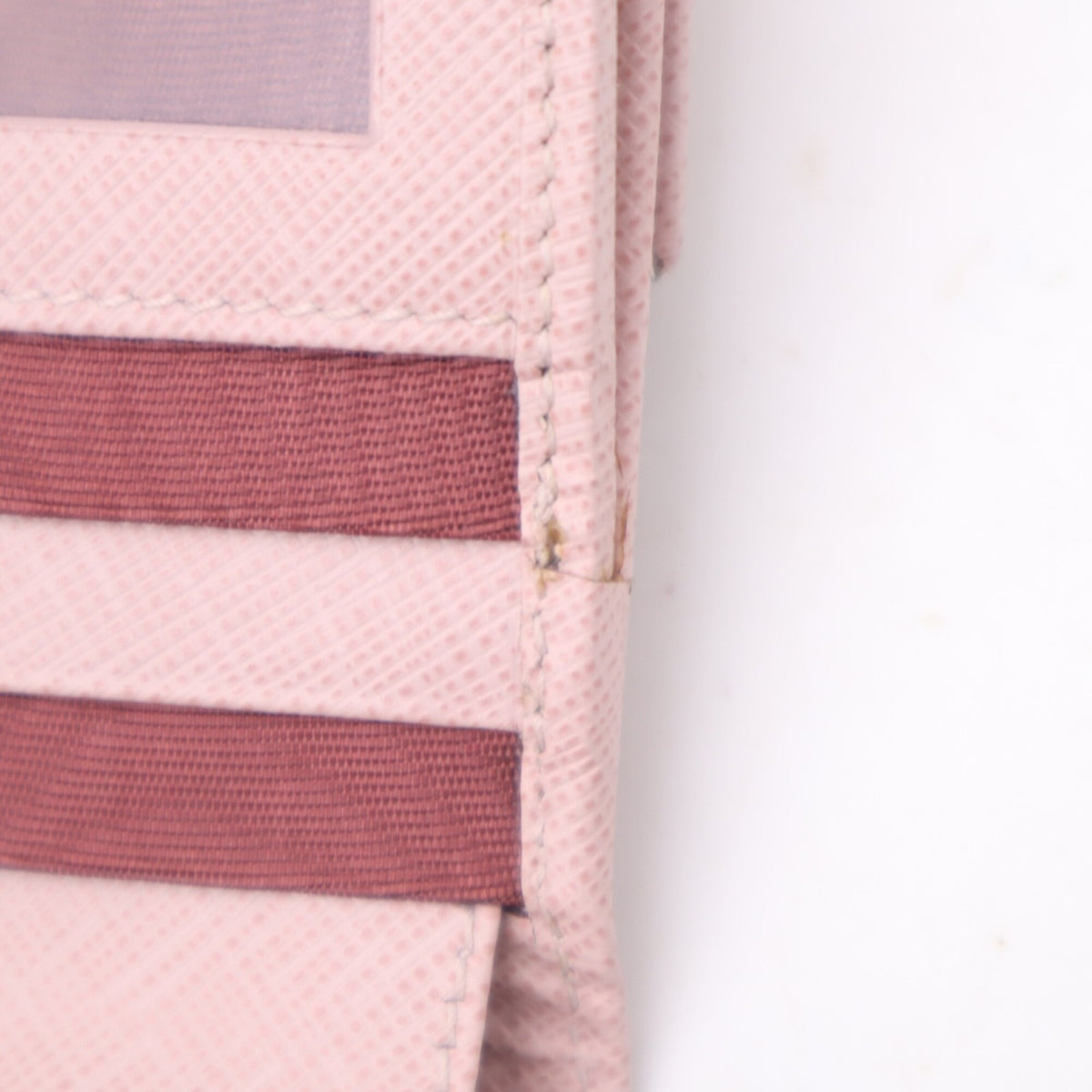 Salvatore Ferragamo Gancini Pink Leather Wallet (Bi-Fold) (Pre-Owned)