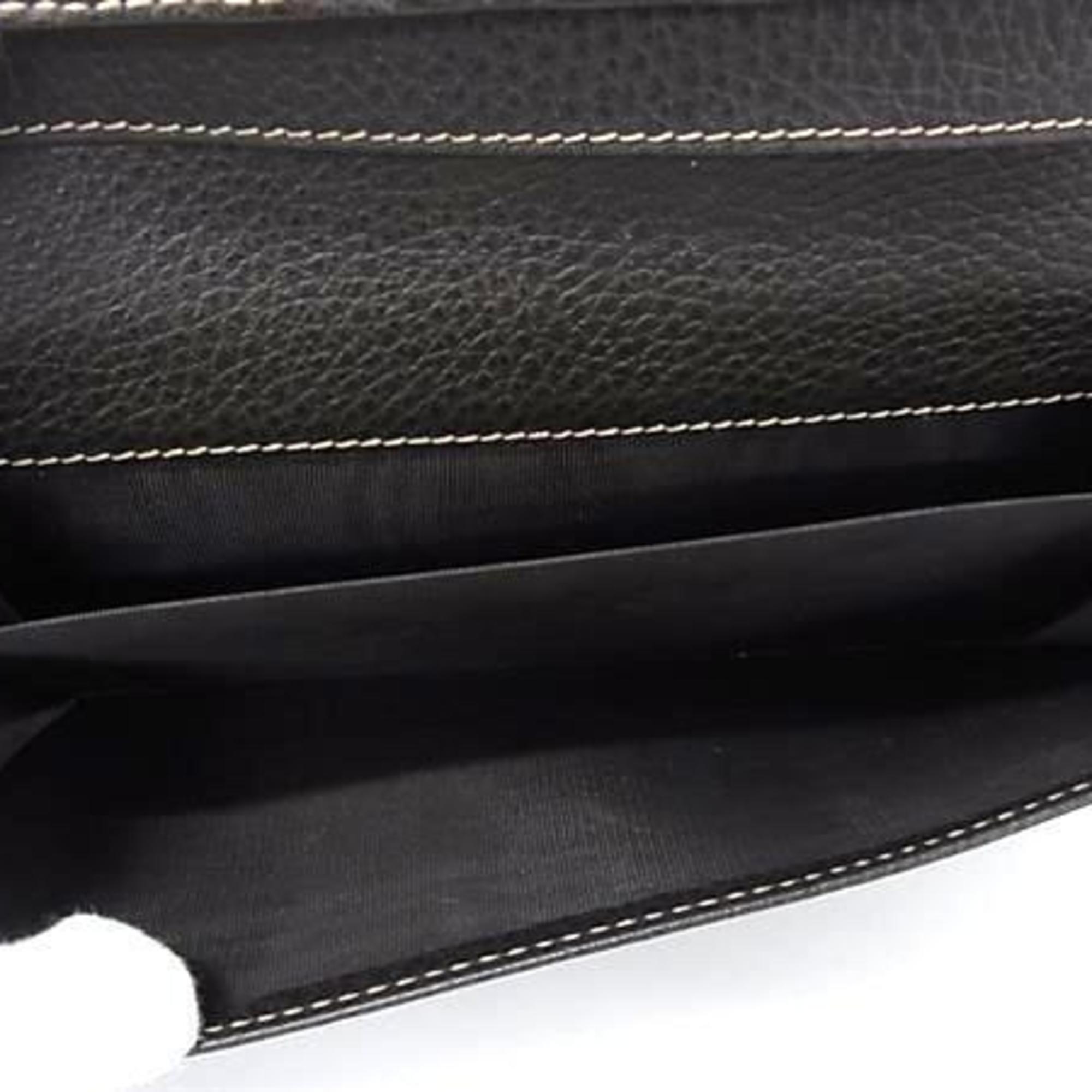 Gucci Gg Crystal Beige Brown Gg Crystal Long Wallet (Bi-Fold) (Pre-Owned)