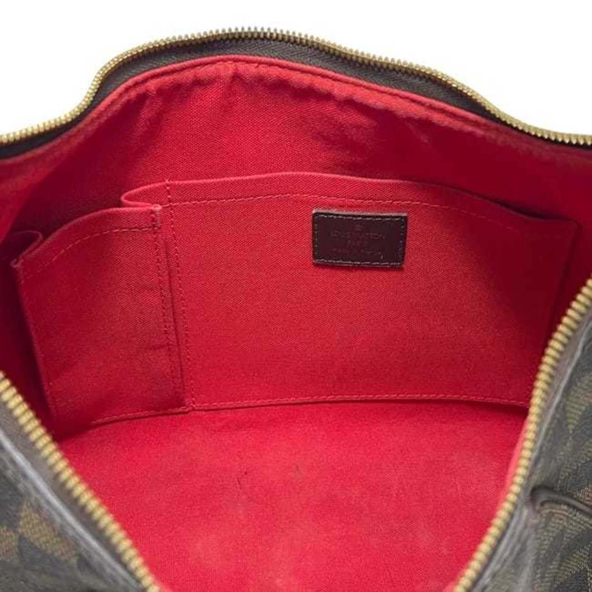 Louis Vuitton Damier Brown Damier Canvas Ebene Damier Canvas Shoulder Bag (Pre-Owned)