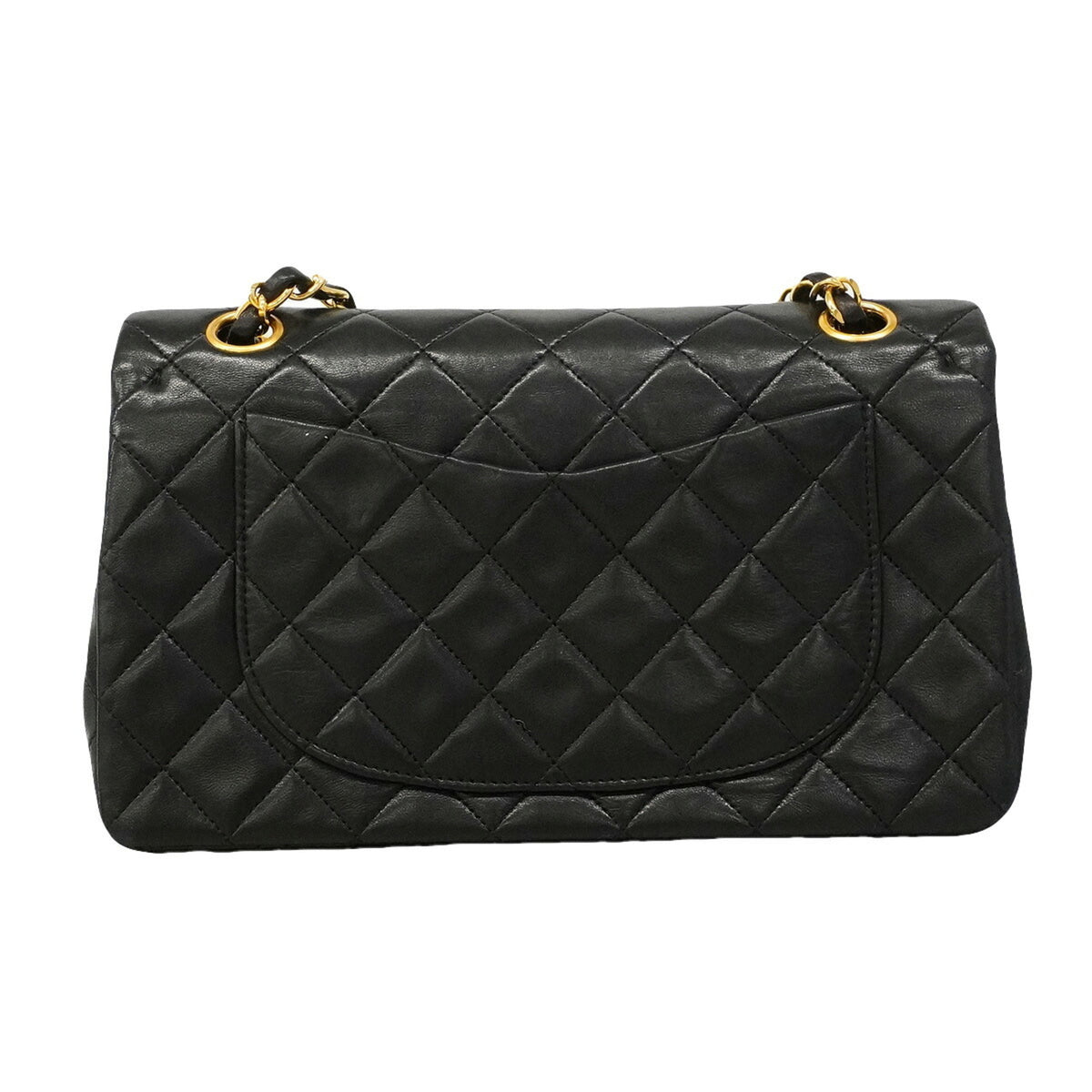 Chanel Black Leather Shoulder Bag (Pre-Owned)
