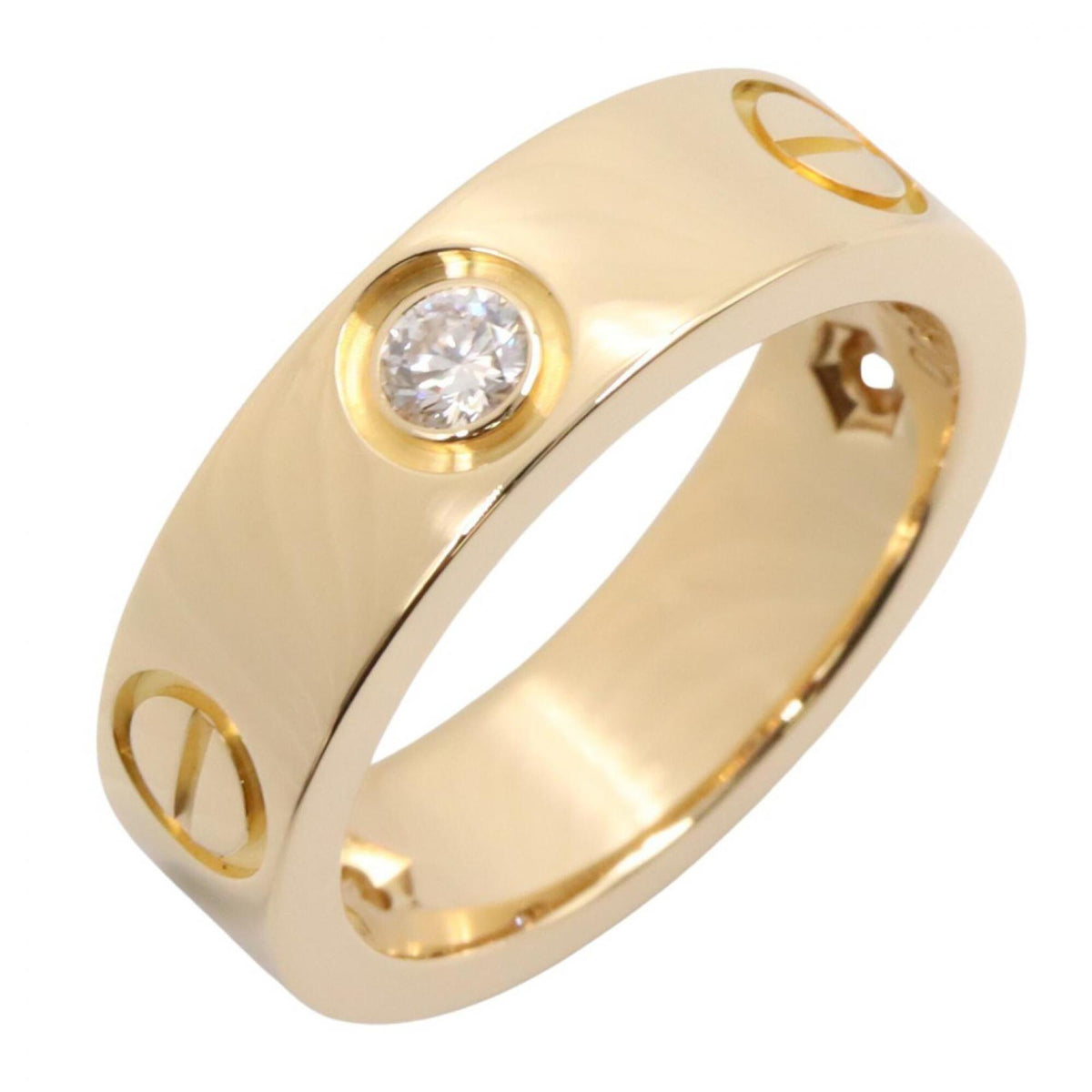 Cartier Gold Clear Yellow Gold (18K) Band Ring (Pre-Owned)