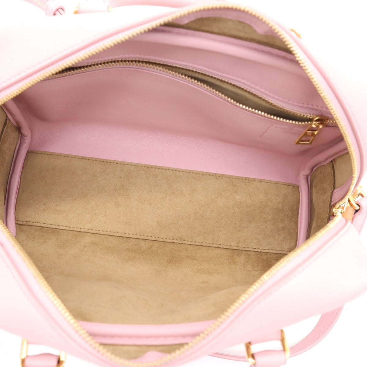 Loewe Amazona Orange Pink Leather Handbag Shoulder Bag (Pre-Owned)