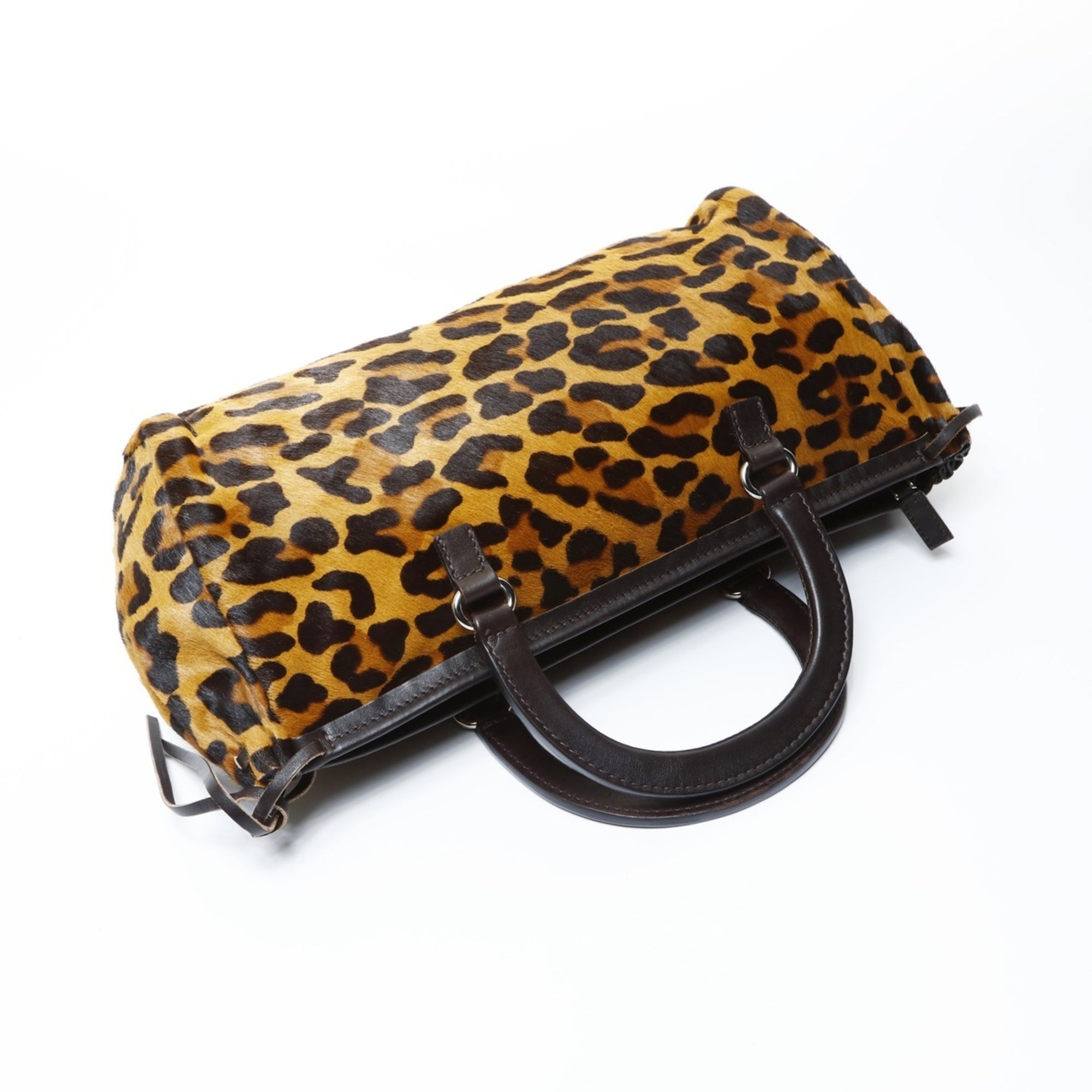 Prada Brown Leather Handbag (Pre-Owned)