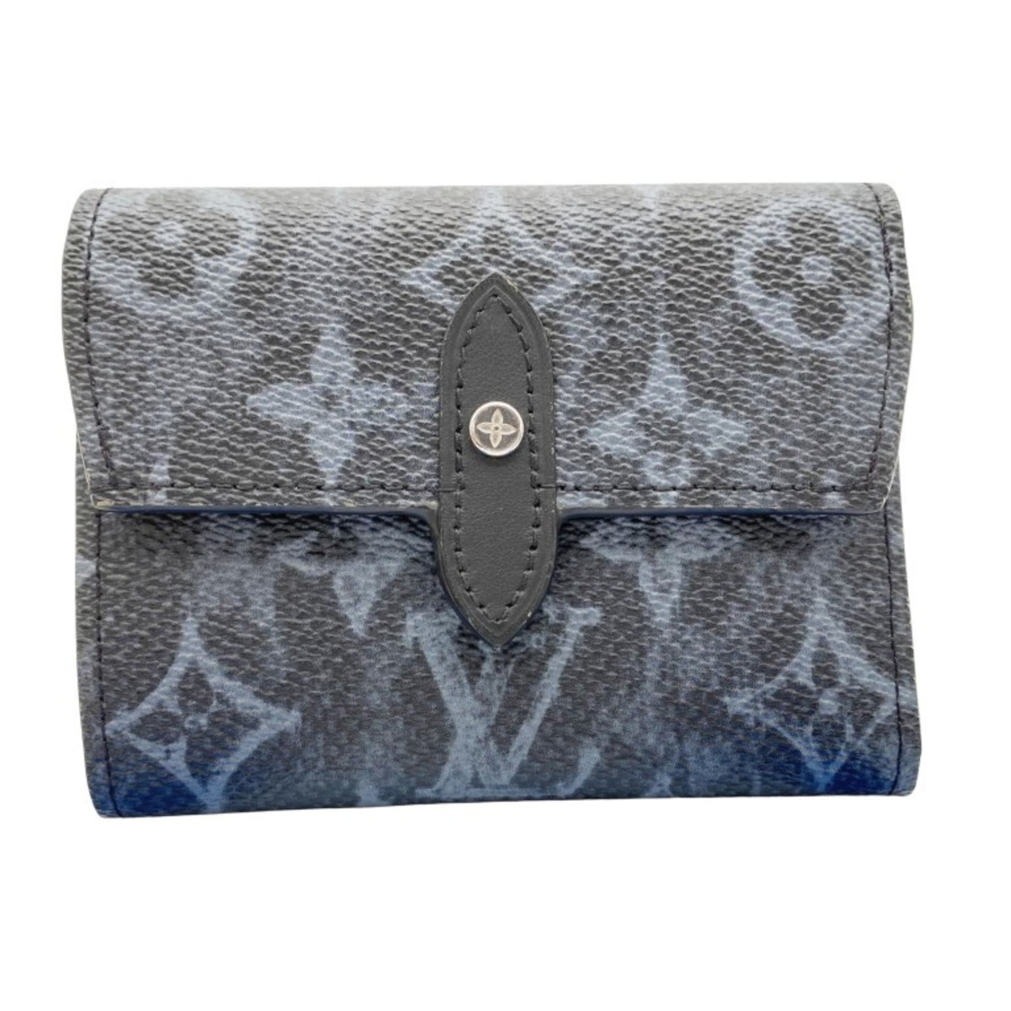 Louis Vuitton Monogram Black Wallet (Tri-Fold) (Pre-Owned)