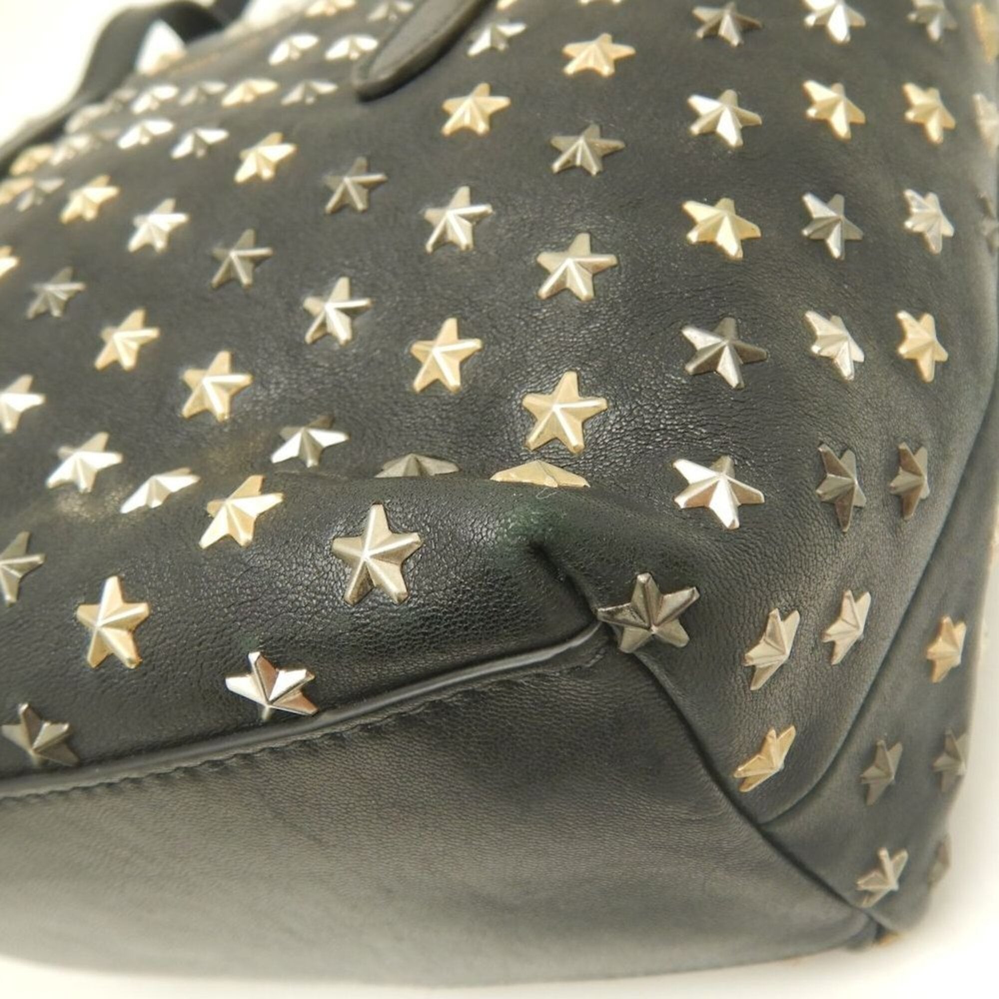 Jimmy Choo Black Leather Handbag (Pre-Owned)