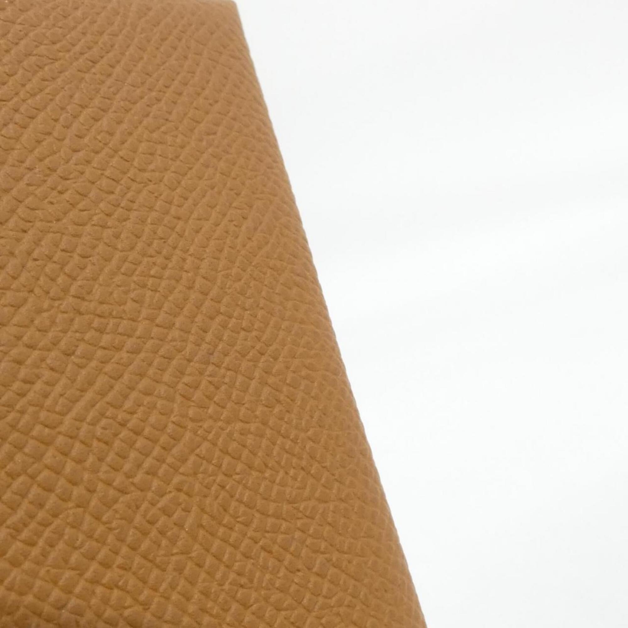 Hermes Gold Epsom Leather Coin Purse/Coin Case (Pre-Owned)