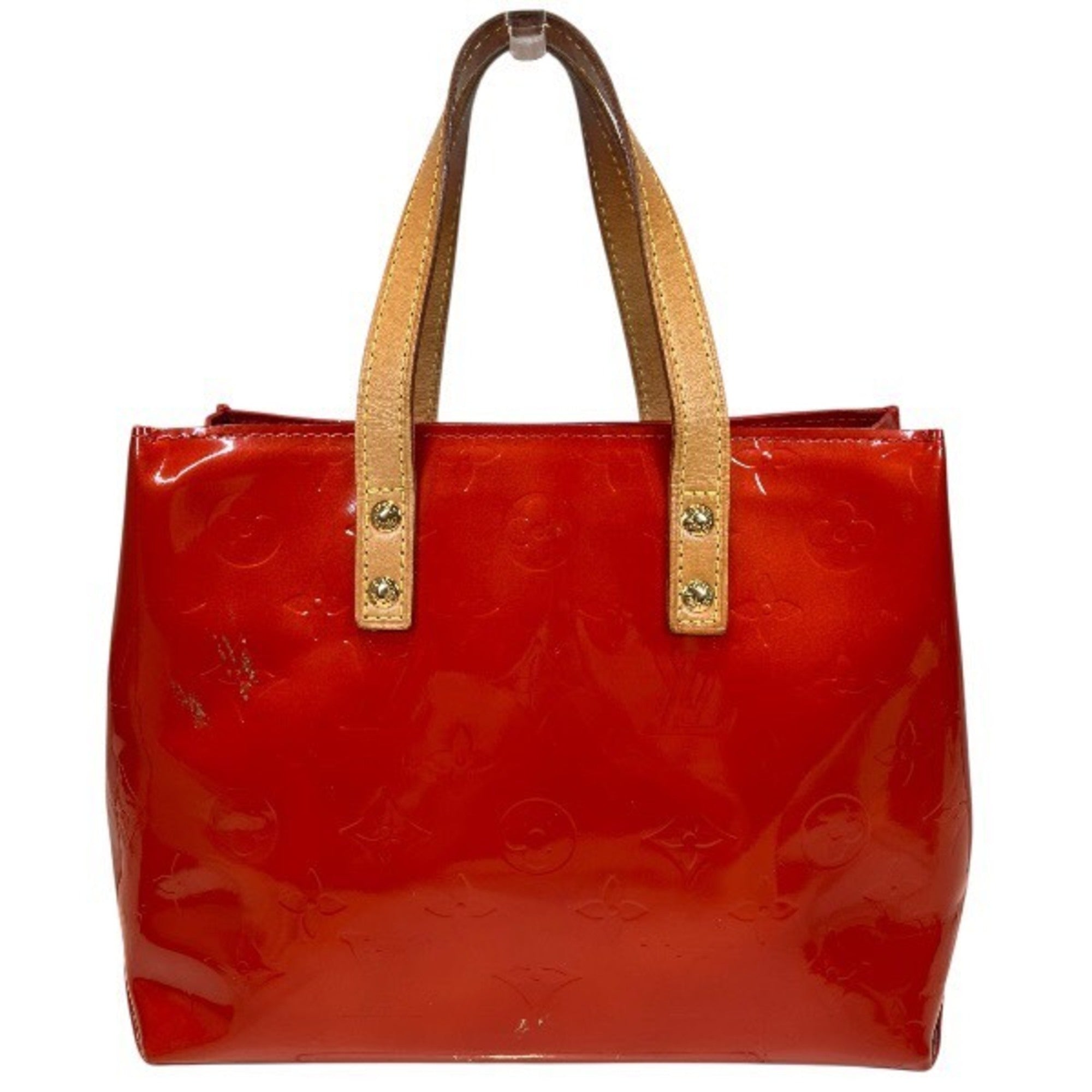 Louis Vuitton Red Color Rouge Leather Handbag (Pre-Owned)