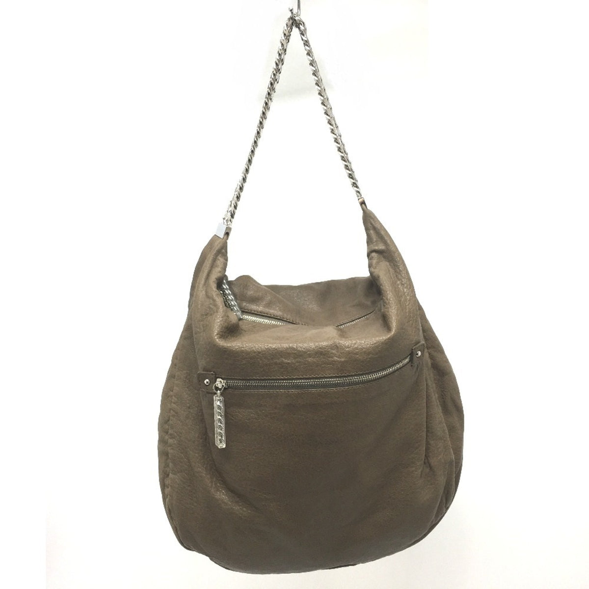 Christian Louboutin Brown Leather Shoulder Bag (Pre-Owned)