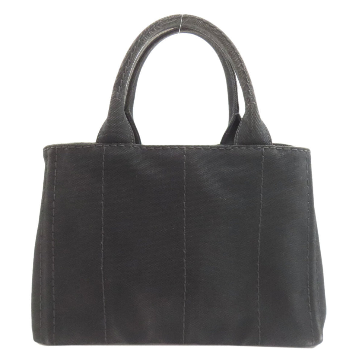 Prada Black Canvas Handbag (Pre-Owned)