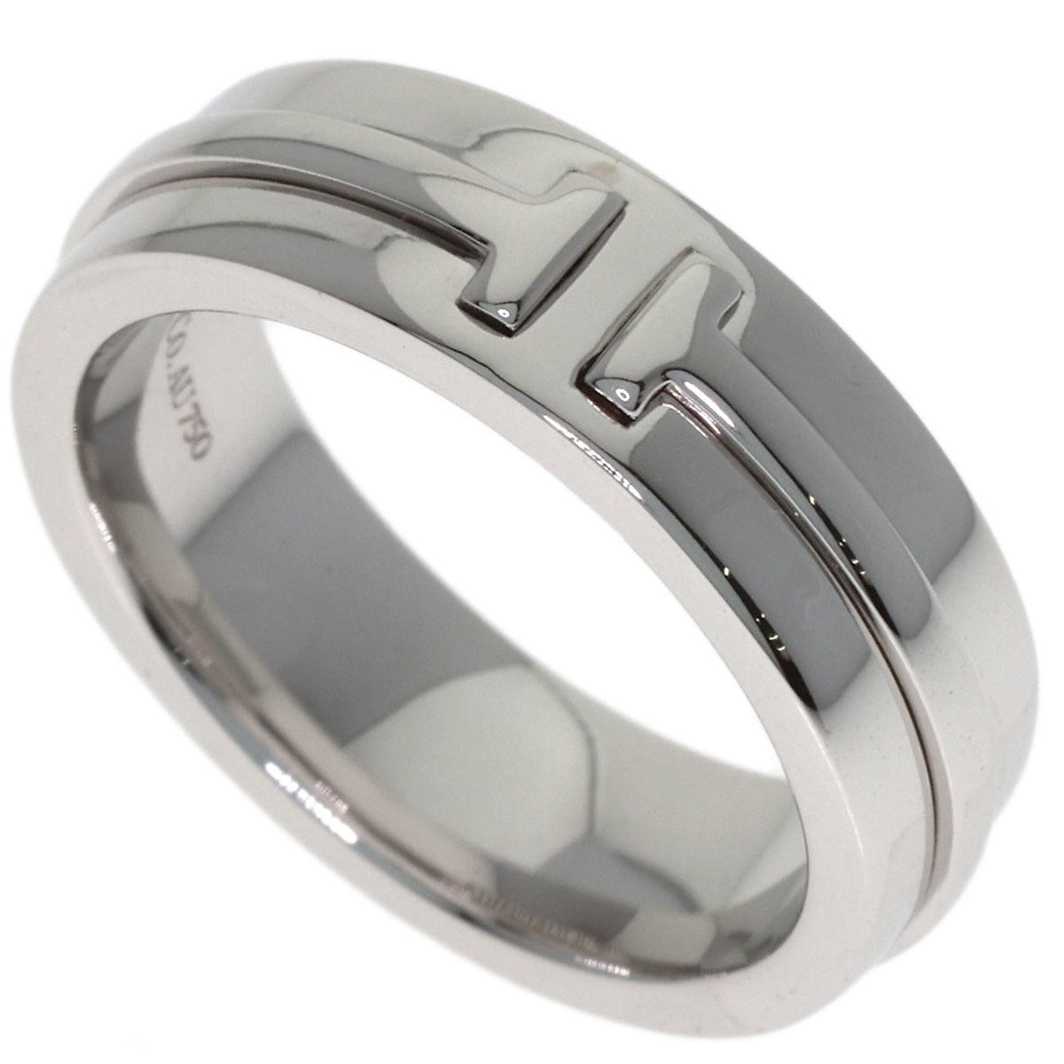 Tiffany White Gold (18K) Band Ring (Pre-Owned)