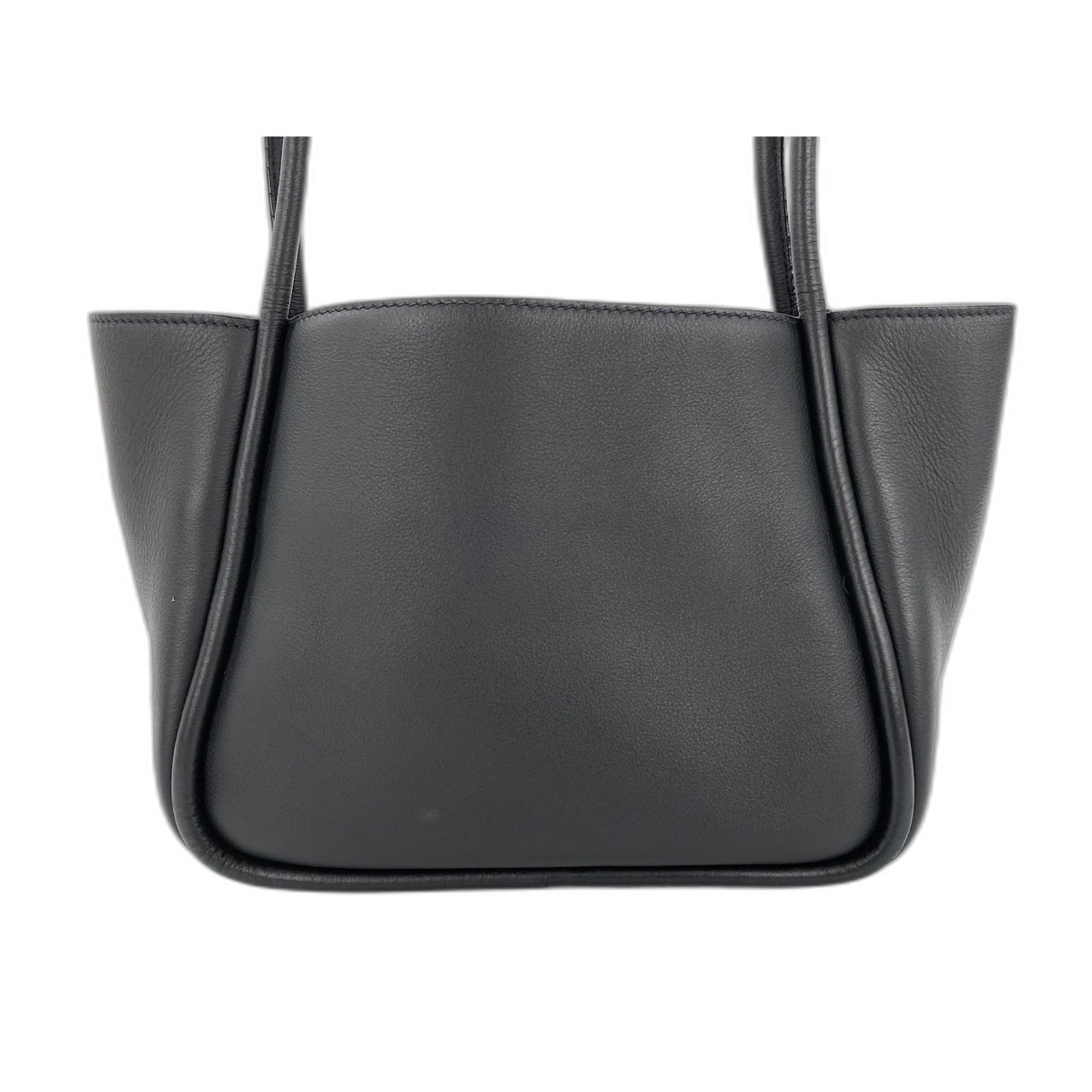 Prada Black Leather Tote Bag (Pre-Owned)