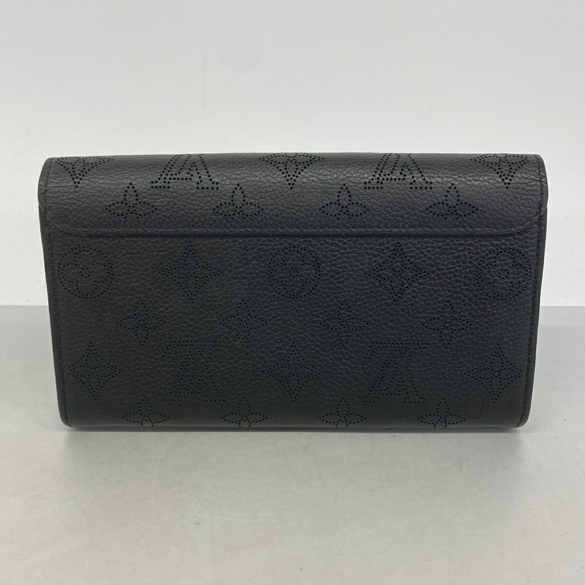 Louis Vuitton Noir Long Wallet (Bi-Fold) (Pre-Owned)