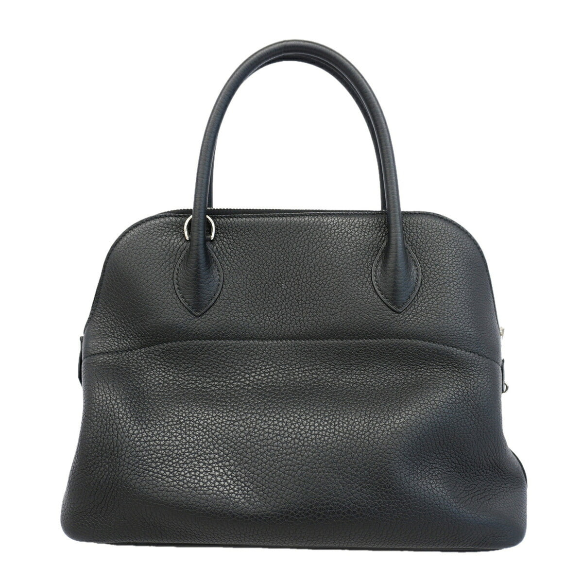 Hermes Black Taurillon Clemence Leather Handbag (Pre-Owned)