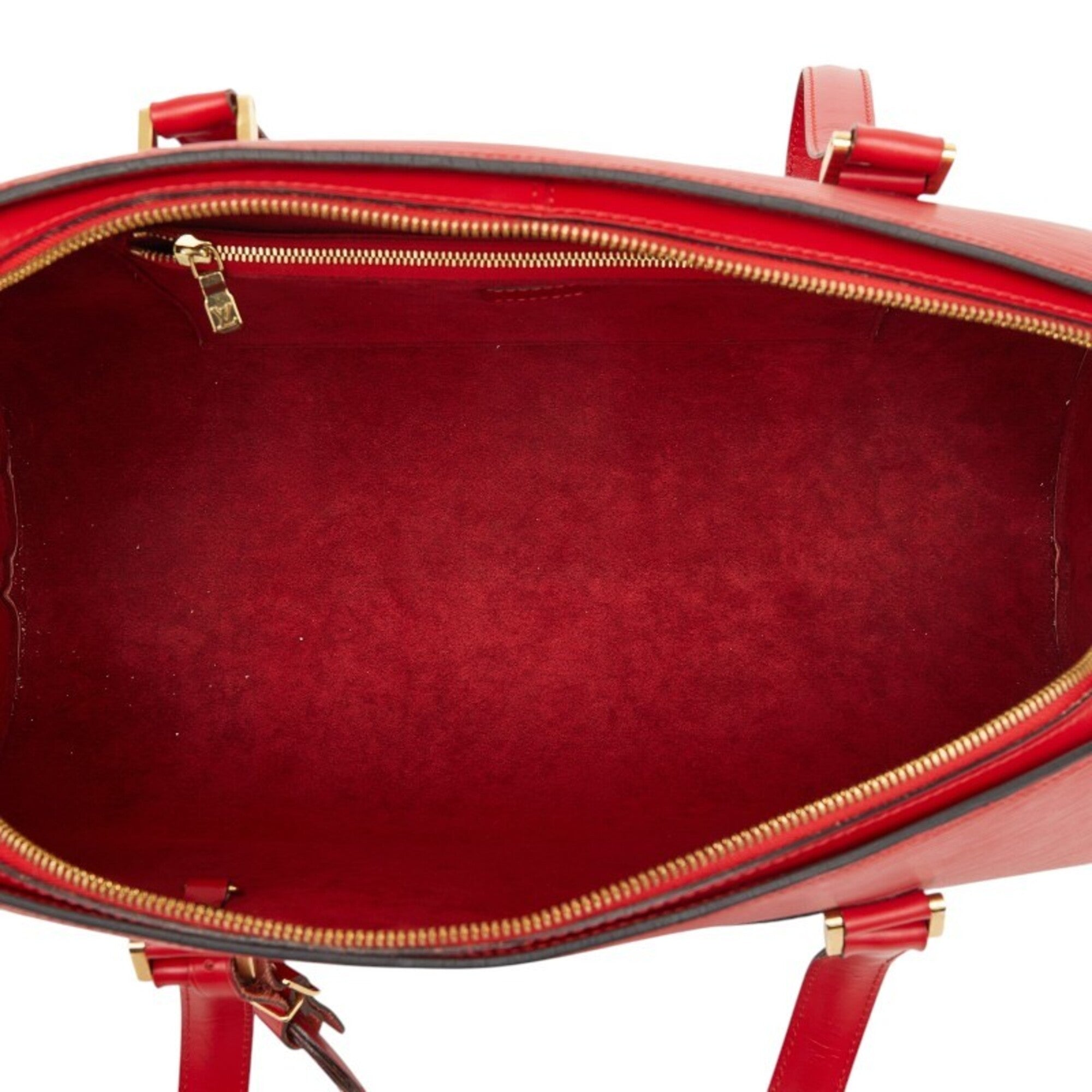 Louis Vuitton Epi Castilian Red Leather Boston Bag Shoulder Bag (Pre-Owned)