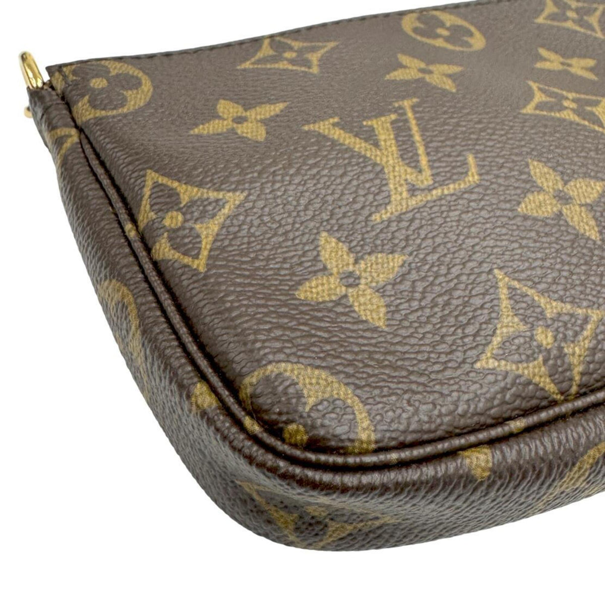 Louis Vuitton Brown Monogram Pochette Pouch (Pre-Owned)