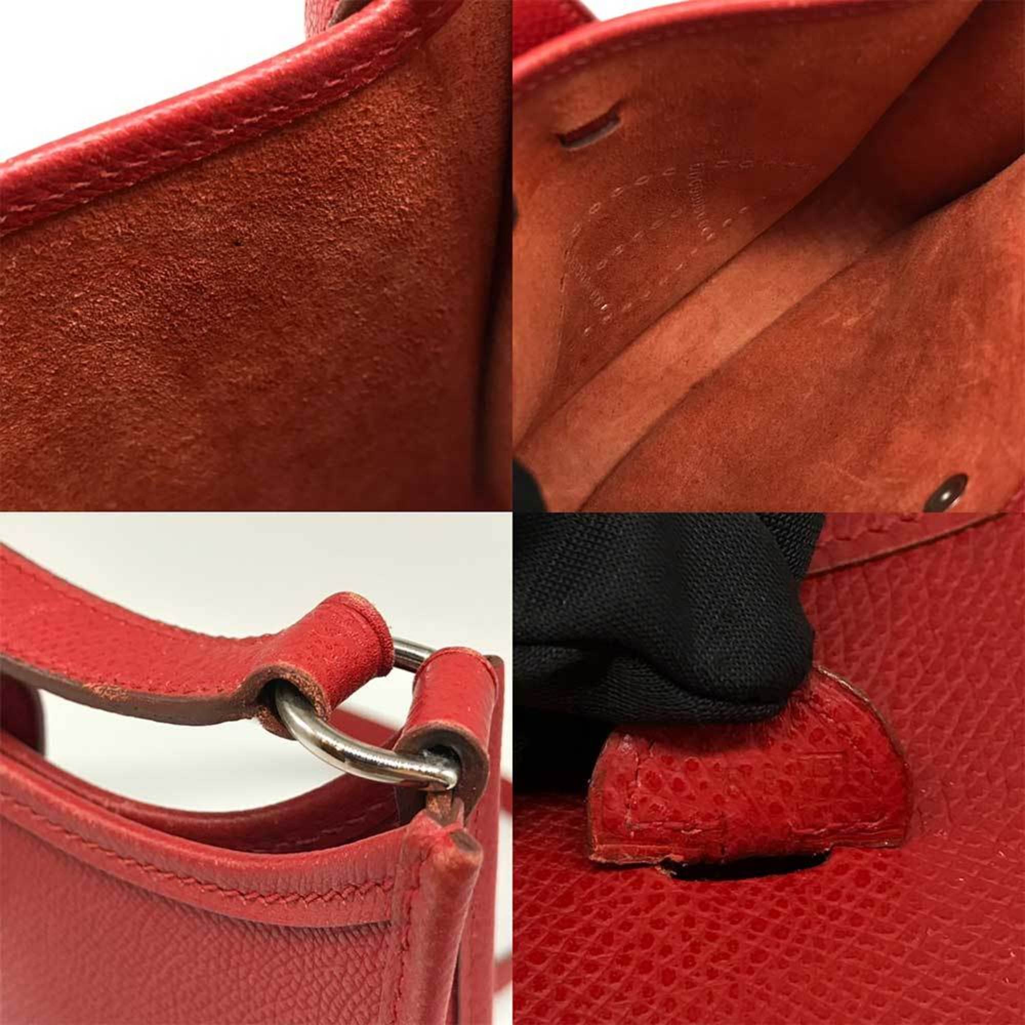 Hermes Red Color Pochette Shoulder Bag (Pre-Owned)