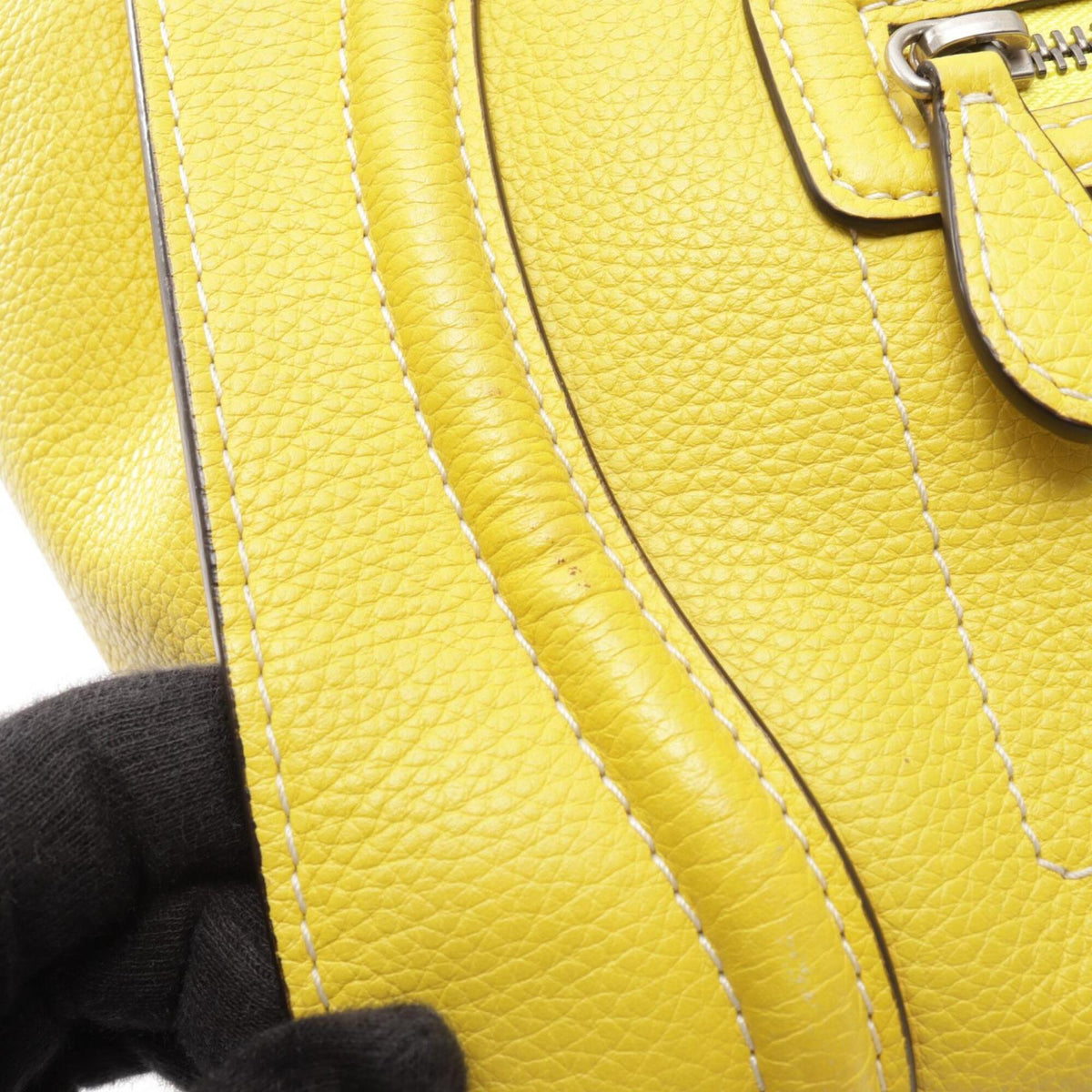 Celine Yellow Leather Handbag (Pre-Owned)