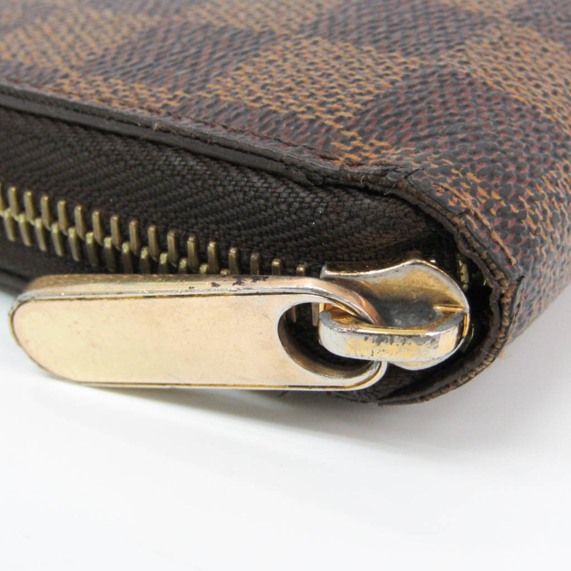 Louis Vuitton Damier Ebene Damier Canvas Long Wallet (Bi-Fold) (Pre-Owned)