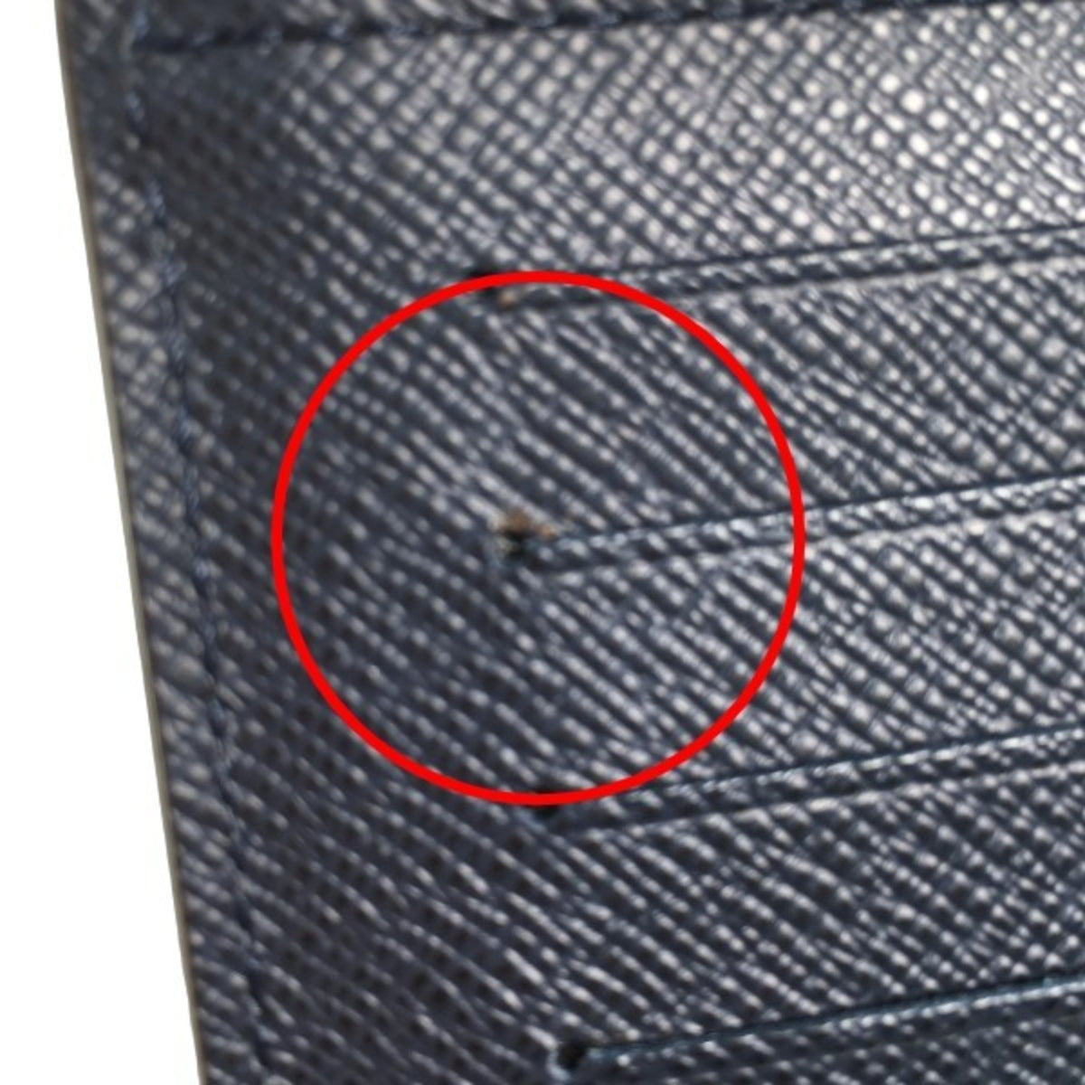 Louis Vuitton Navy Blue Epi Leather Long Wallet (Bi-Fold) (Pre-Owned)