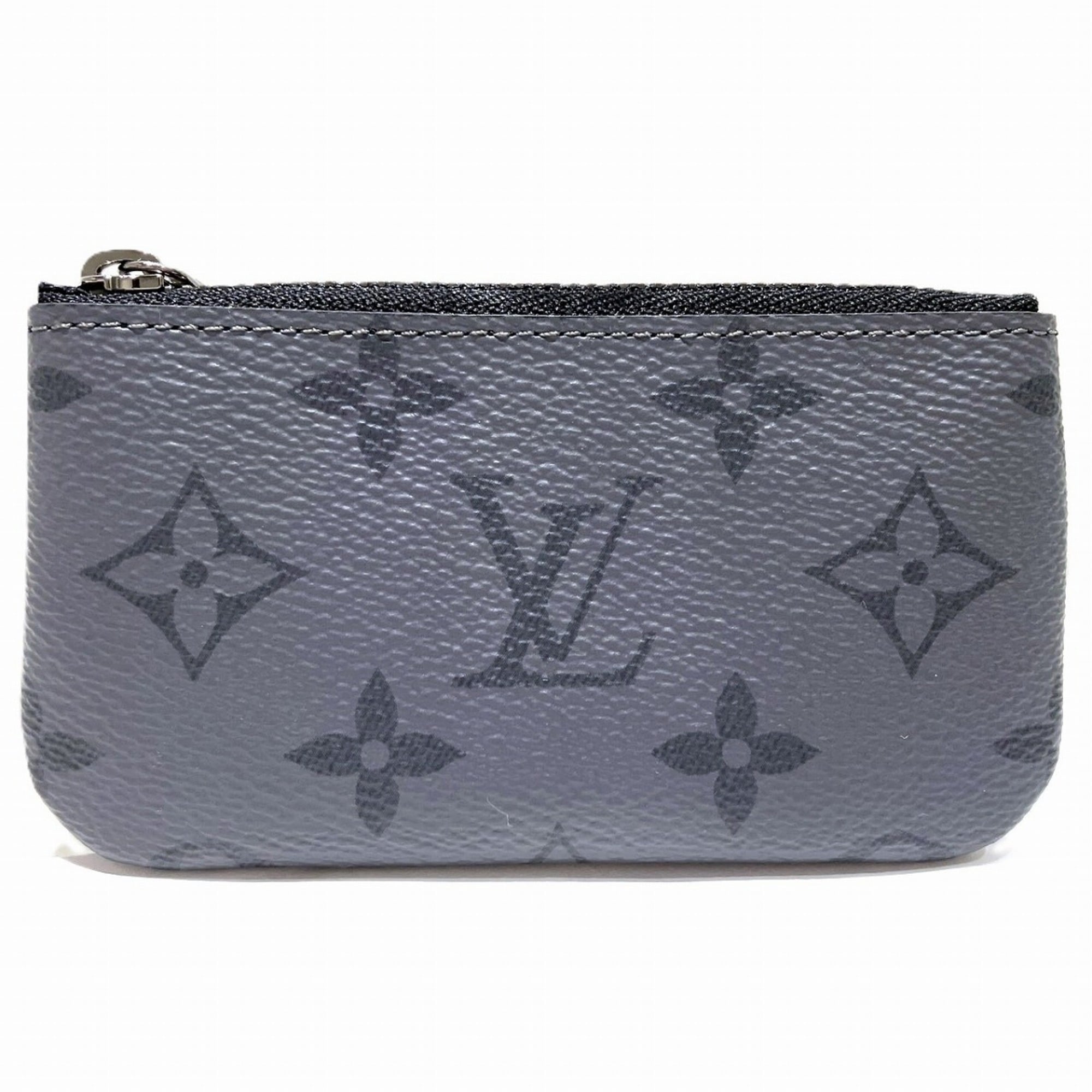 Louis Vuitton Monogram Eclipse Gray Monogram Eclipse Pochette (Pre-Owned)