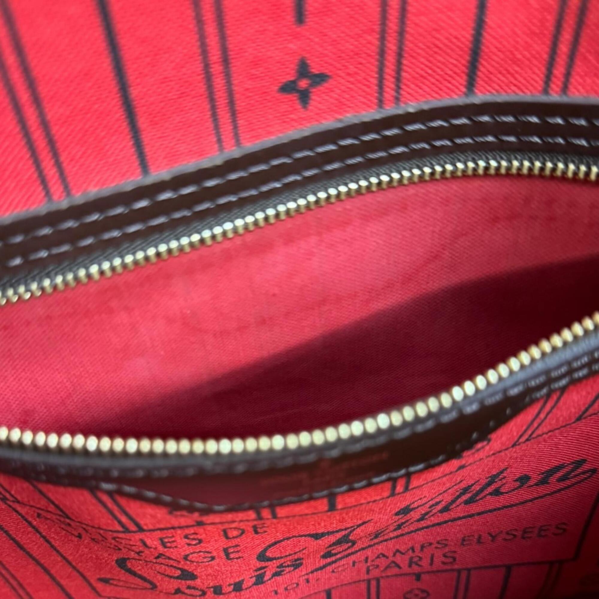 Louis Vuitton Damier Brown Damier Canvas Tote Bag (Pre-Owned)