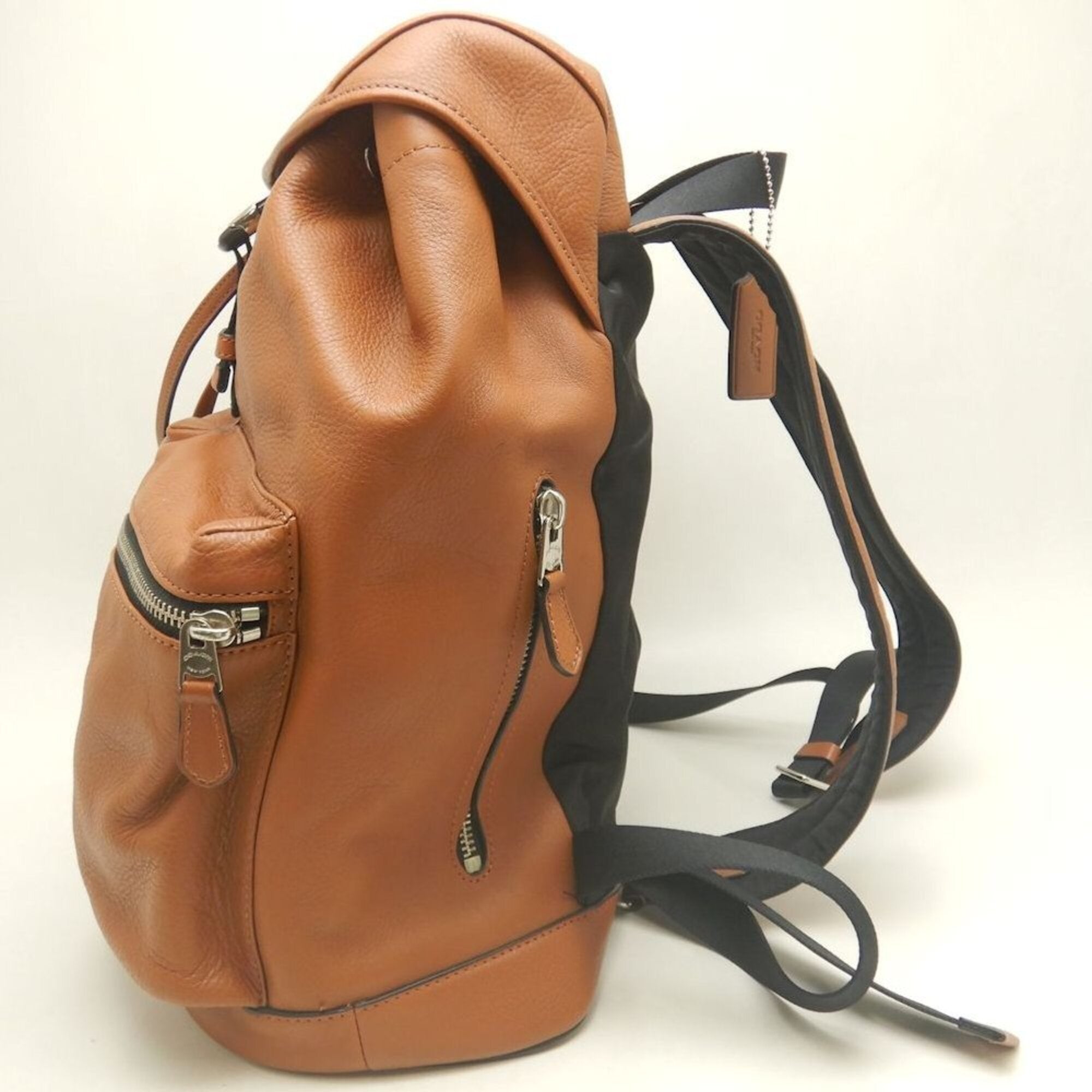 Coach Brown Leather Backpack (Pre-Owned)