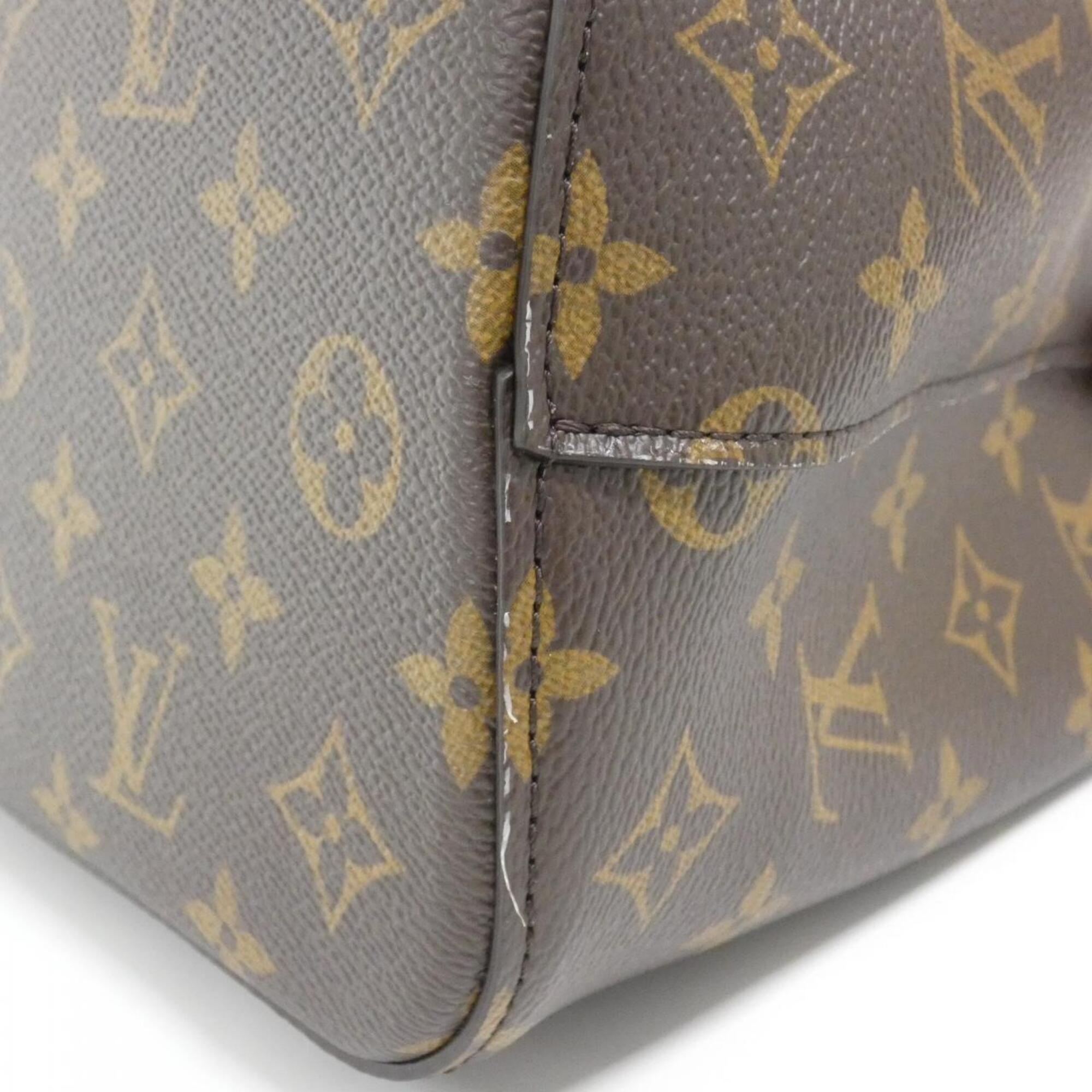 Louis Vuitton Brown Coated Canvas Shoulder Bag (Pre-Owned)