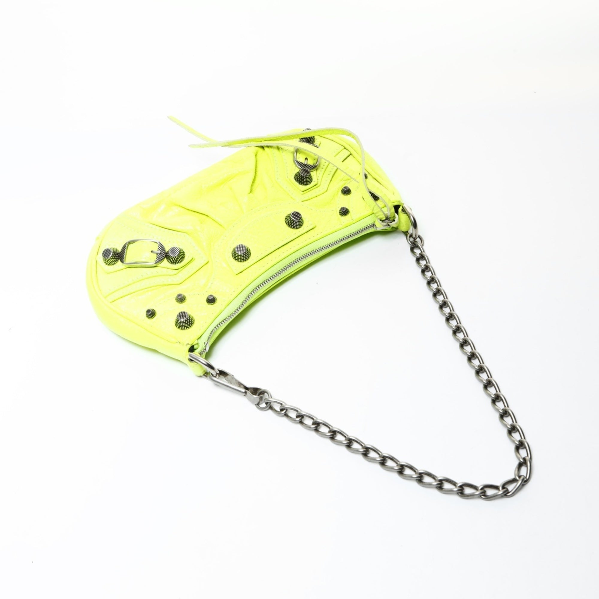 Balenciaga Giant Yellow Leather Shoulder Bag (Pre-Owned)