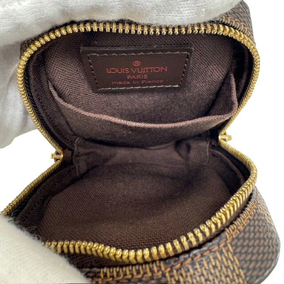 Louis Vuitton Brown Damier Canvas Ebene Damier Canvas Pouch Shoulder Bag (Pre-Owned)
