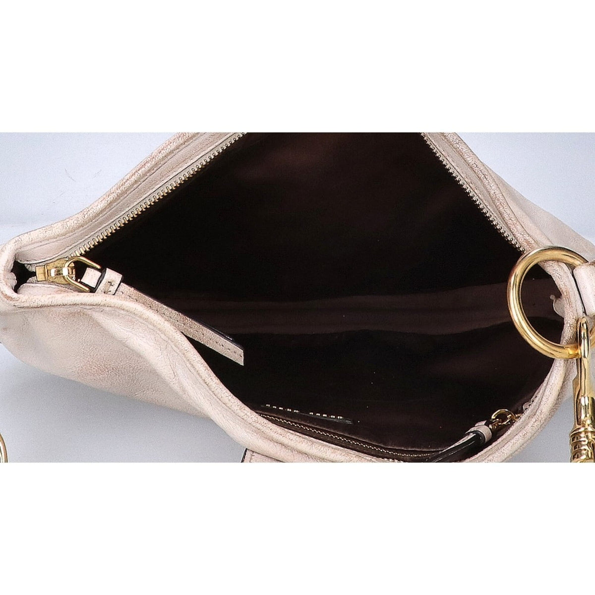 Miu Miu Ivory Leather Shoulder Bag (Pre-Owned)