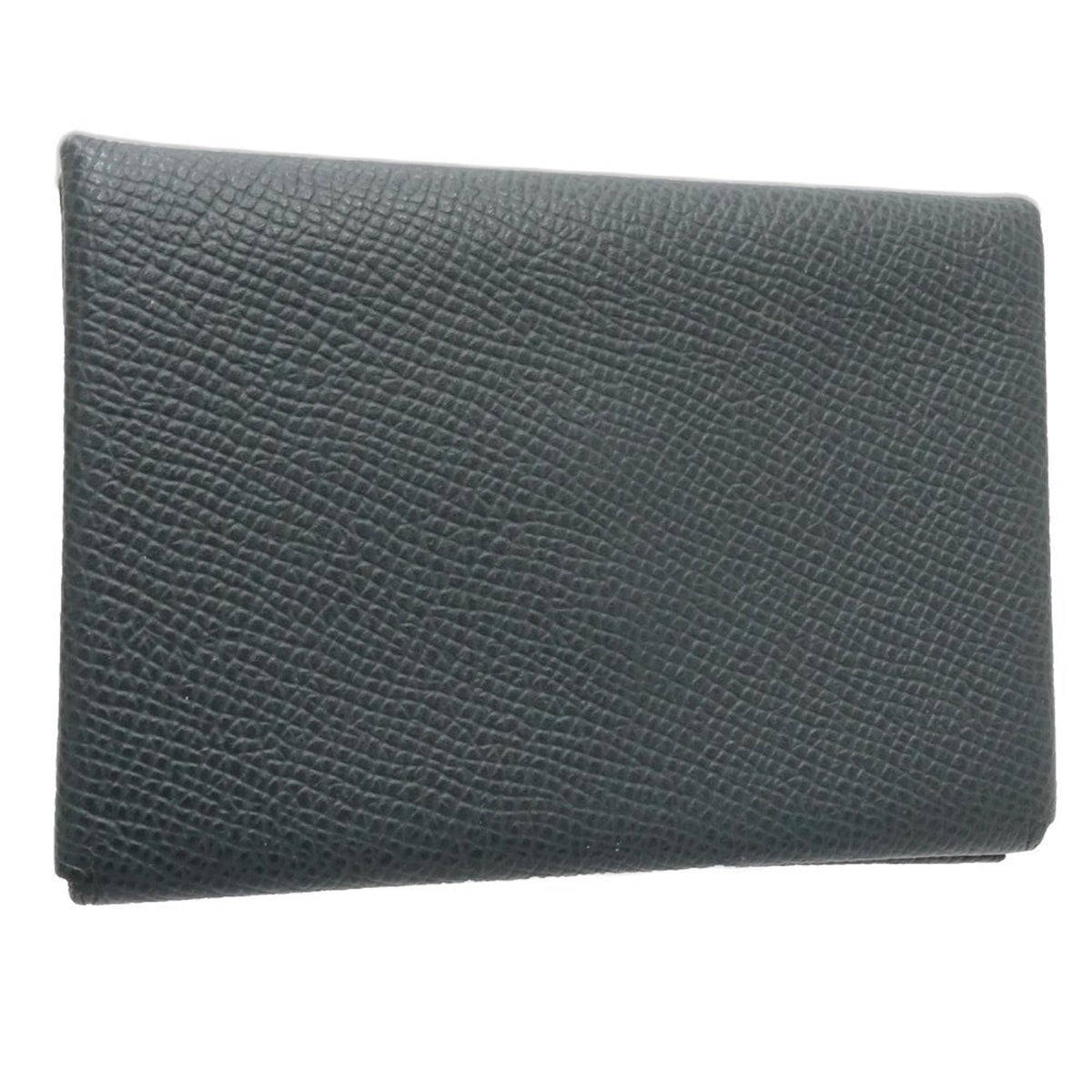 Hermes Vert Taurillon Clemence Leather Coin Purse/Coin Case (Pre-Owned)