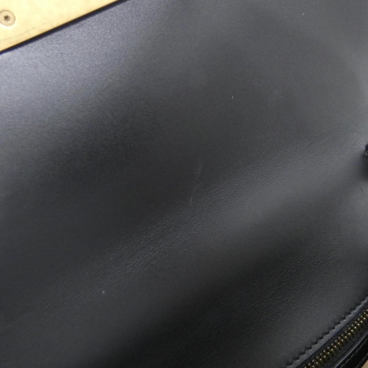 Gucci Beige Black Gg Supreme Canvas Leather Handbag (Pre-Owned)