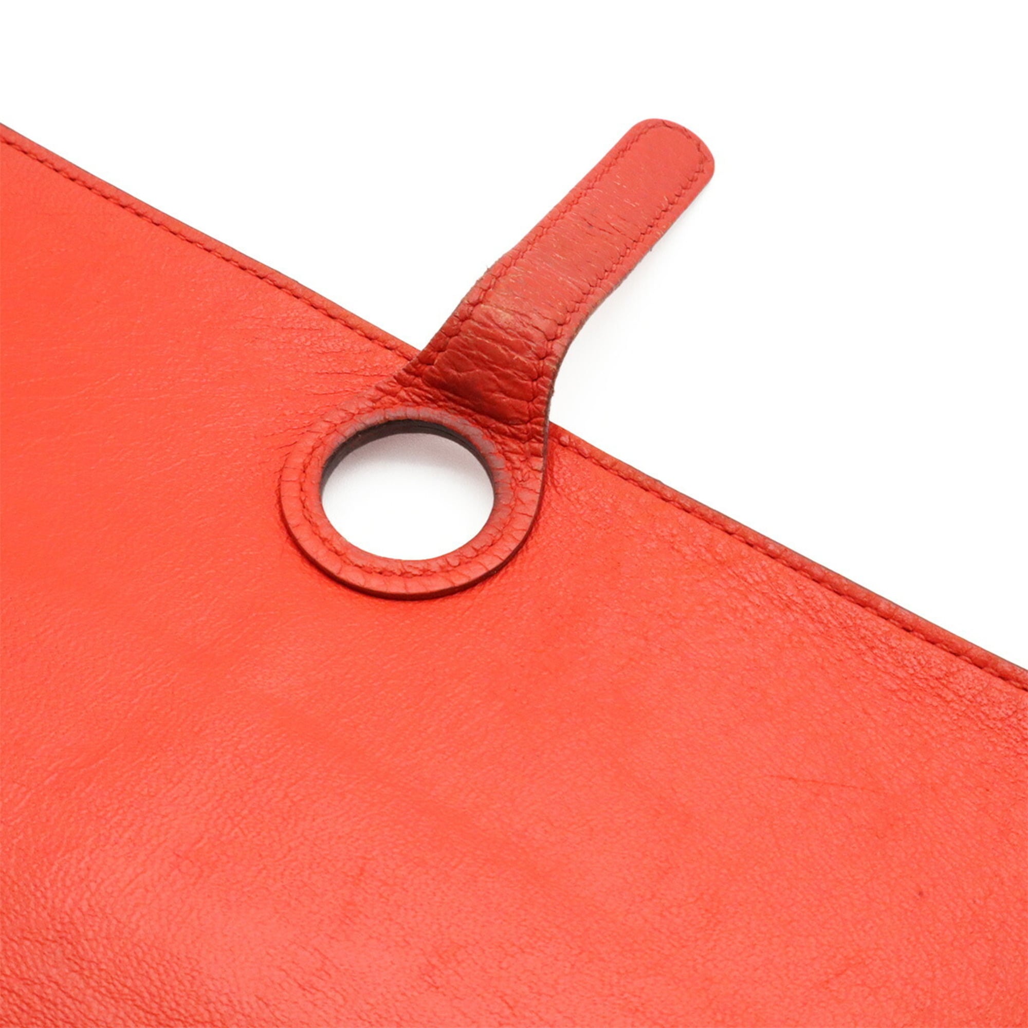 Hermes Togo Leather Long Wallet (Bi-Fold) (Pre-Owned)