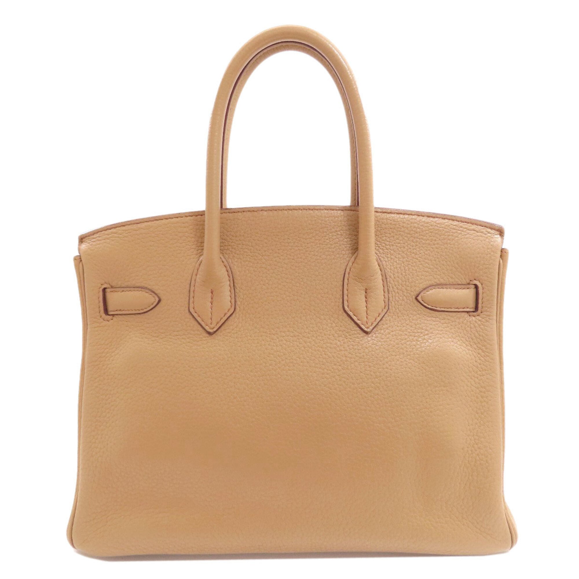 Hermes Brown Togo Leather Handbag (Pre-Owned)