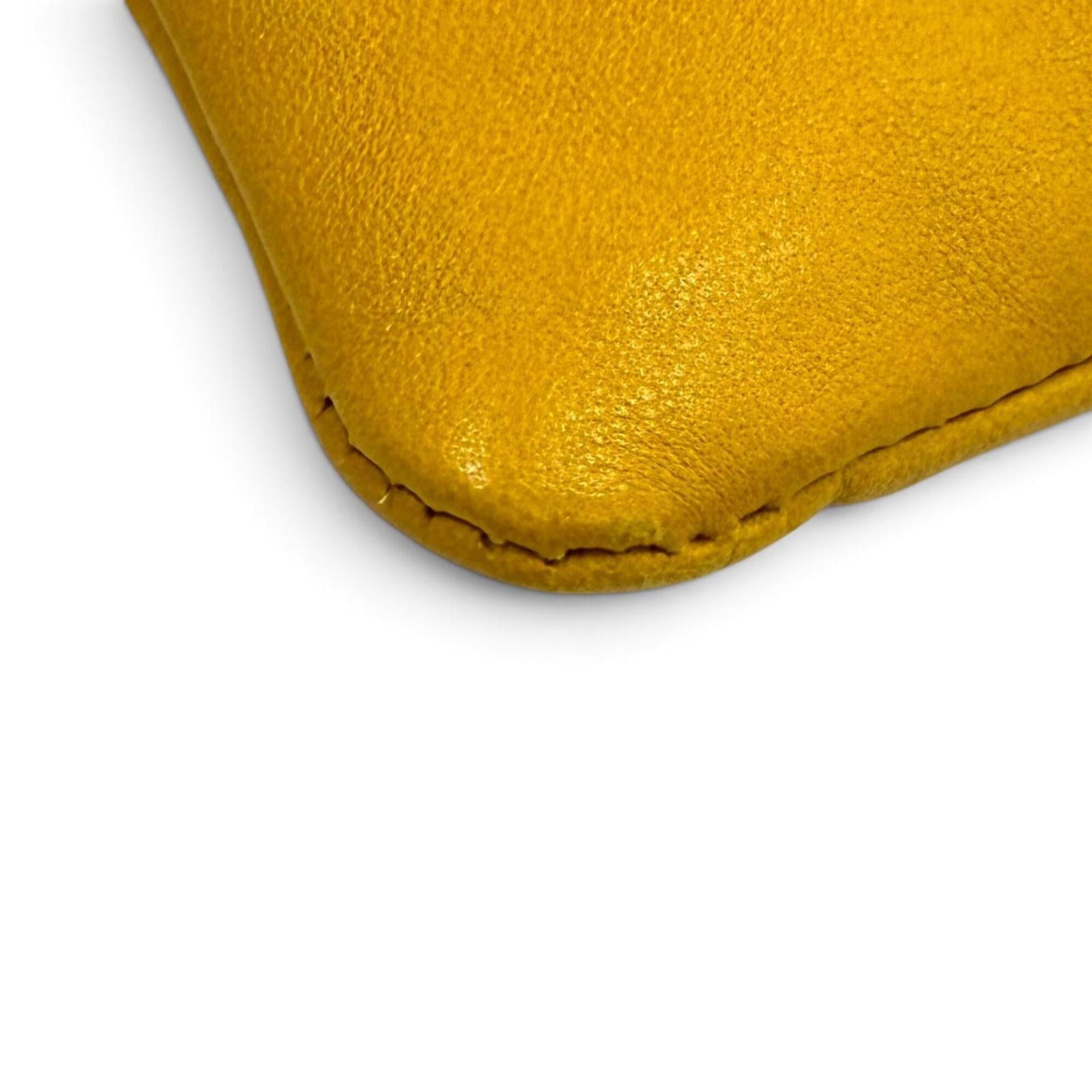 Saint Laurent Yellow Leather Shoulder Bag (Pre-Owned)