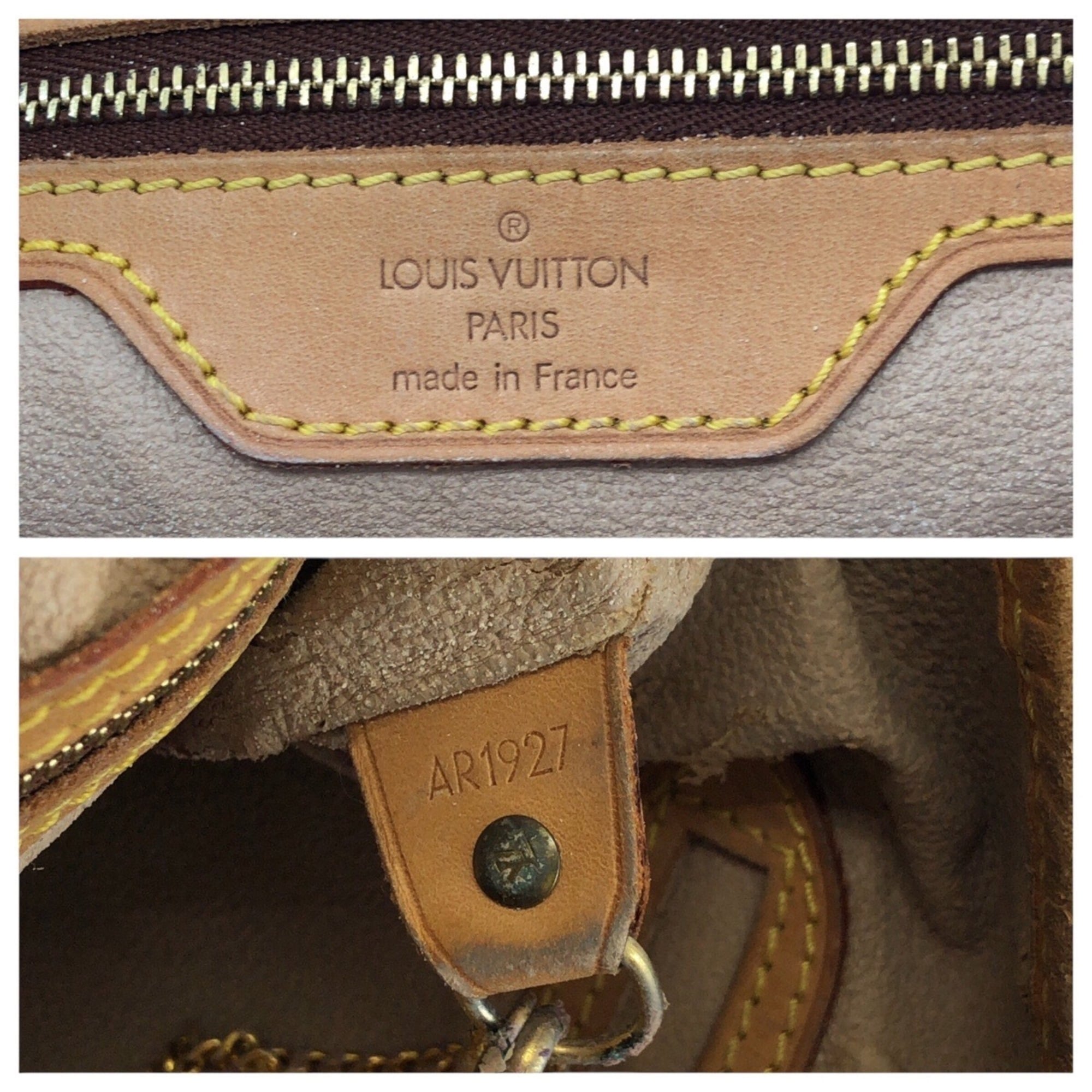 Louis Vuitton Brown Pvc Leather Shoulder Bag Tote Bag (Pre-Owned)
