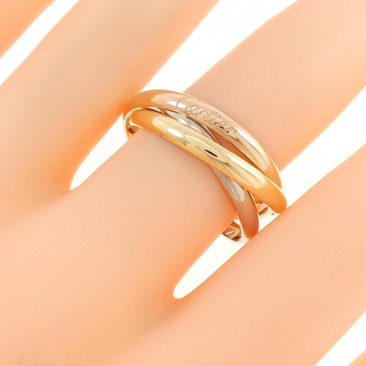 Cartier Yellow Gold (18K) Pink Gold (18K) White Gold (18K) Band Ring (Pre-Owned)