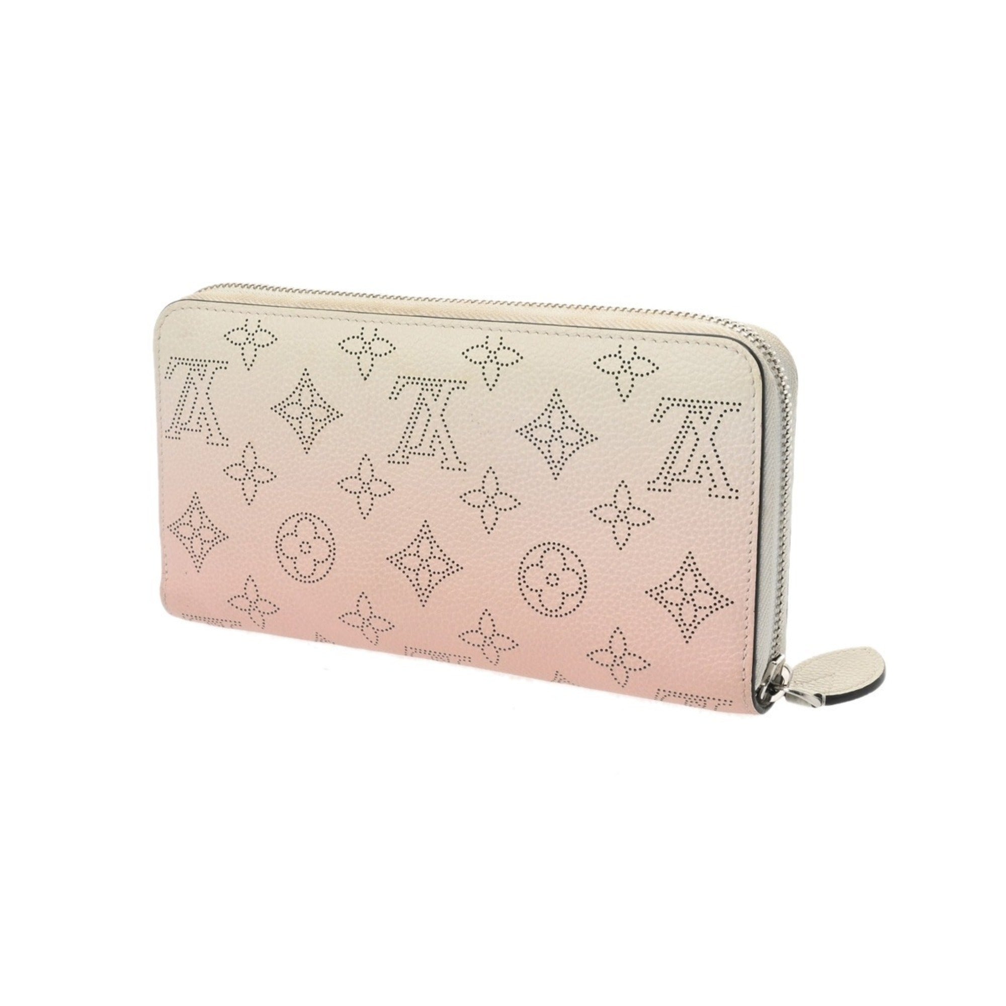 Louis Vuitton Pink Leather Long Wallet (Bi-Fold) (Pre-Owned)
