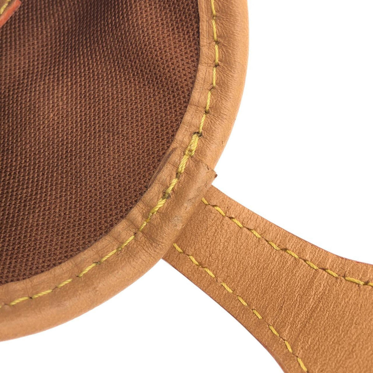 Louis Vuitton Brown Coated Canvas Handbag Pouch (Pre-Owned)